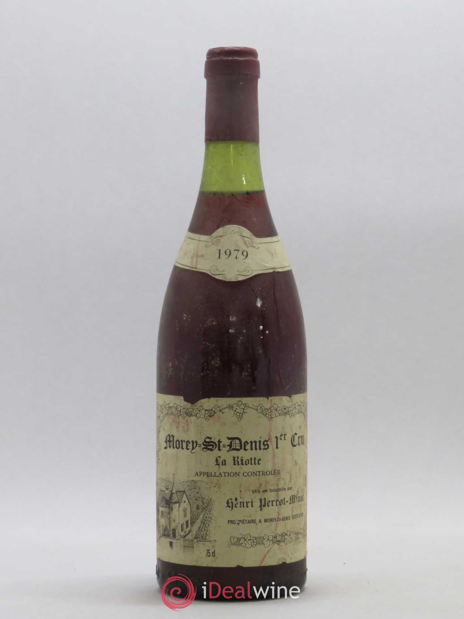 Morey-Saint-Denis 1er Cru La Riotte Vieilles Vignes Perrot-Minot 1979 - Lot de 1 bouteille - 0