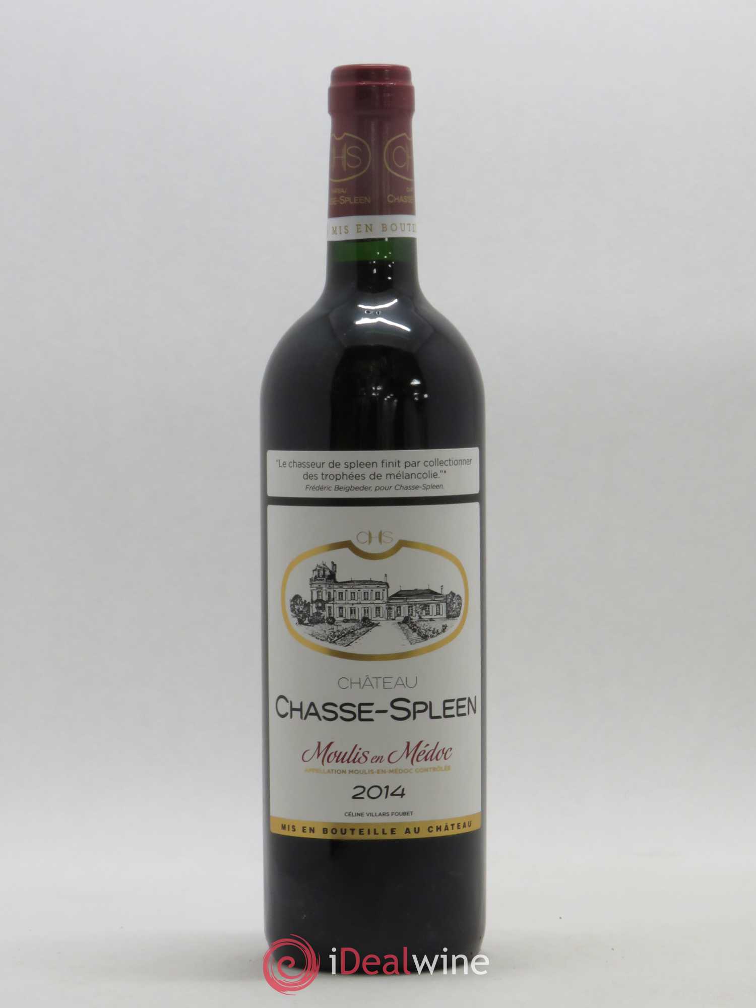 Château Chasse Spleen 2014 - Lot de 1 bouteille - 0