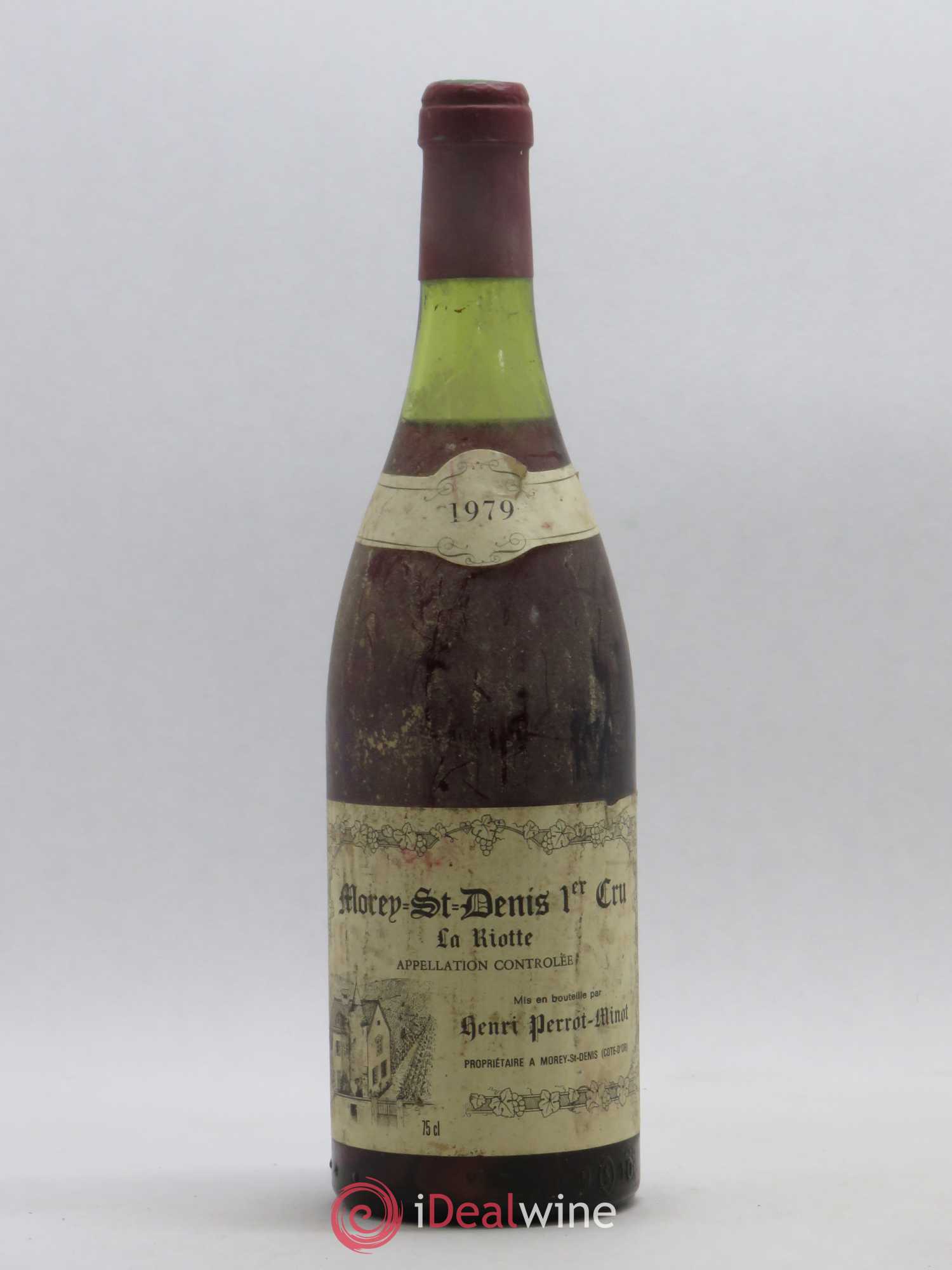 Morey-Saint-Denis 1er Cru La Riotte Vieilles Vignes Perrot-Minot 1979 - Lot de 1 bouteille - 0