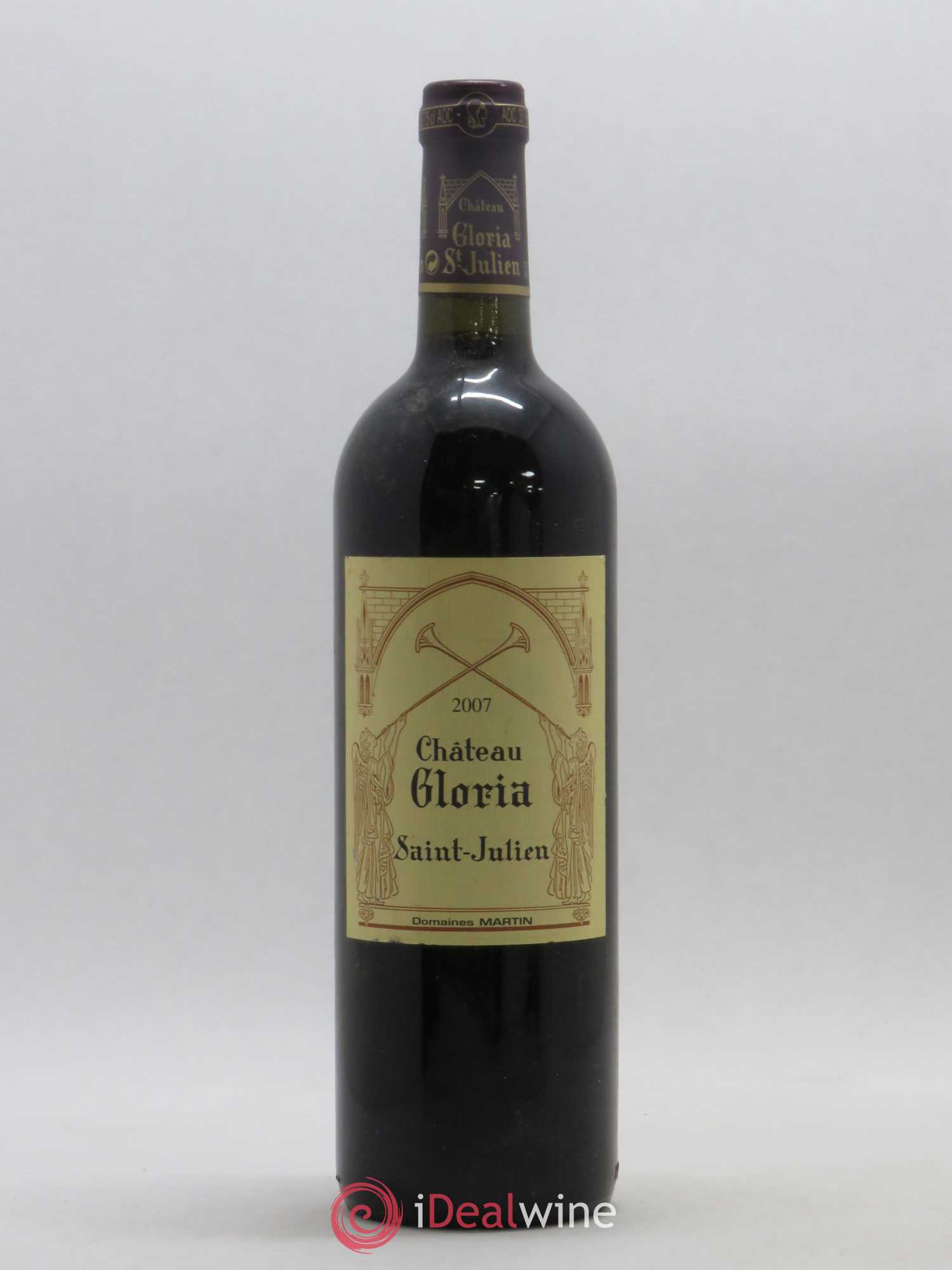 Château Gloria 2007 - Lot de 1 bouteille - 0