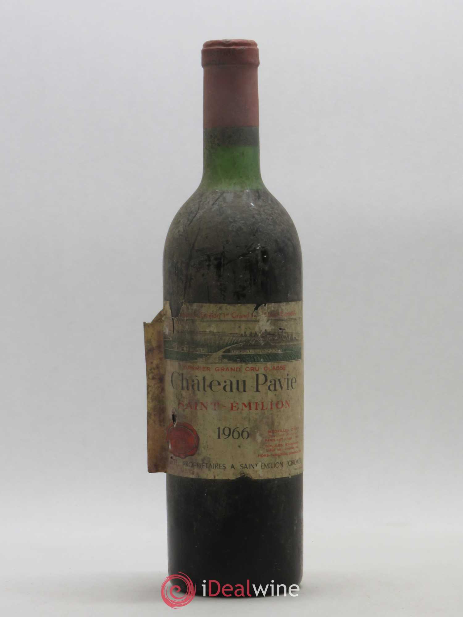 Château Pavie 1er Grand Cru Classé A 1966 - Lot de 1 bouteille - 0