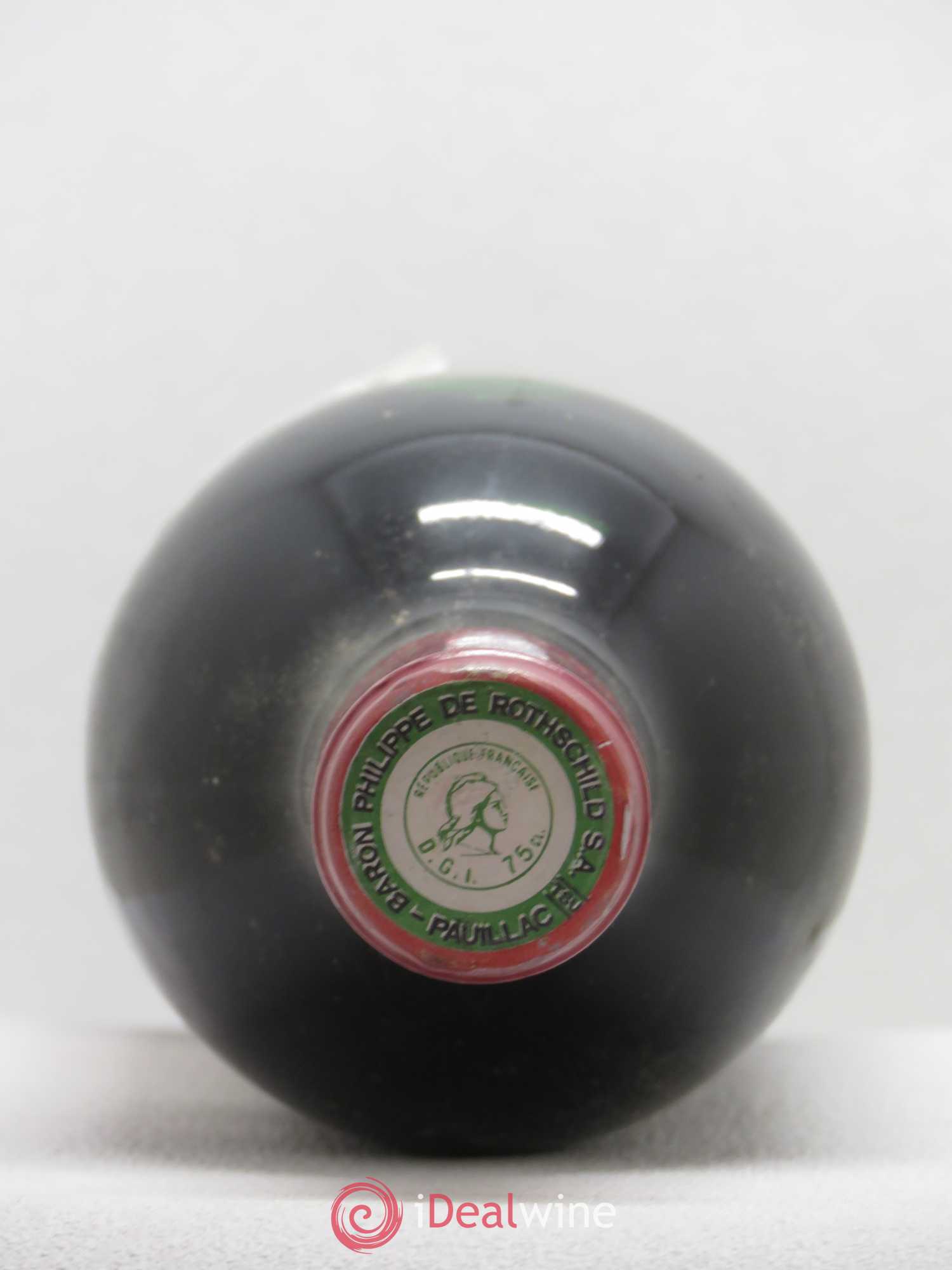 Château Mouton Rothschild 1er Grand Cru Classé 1985 - Lot de 1 bouteille - 1