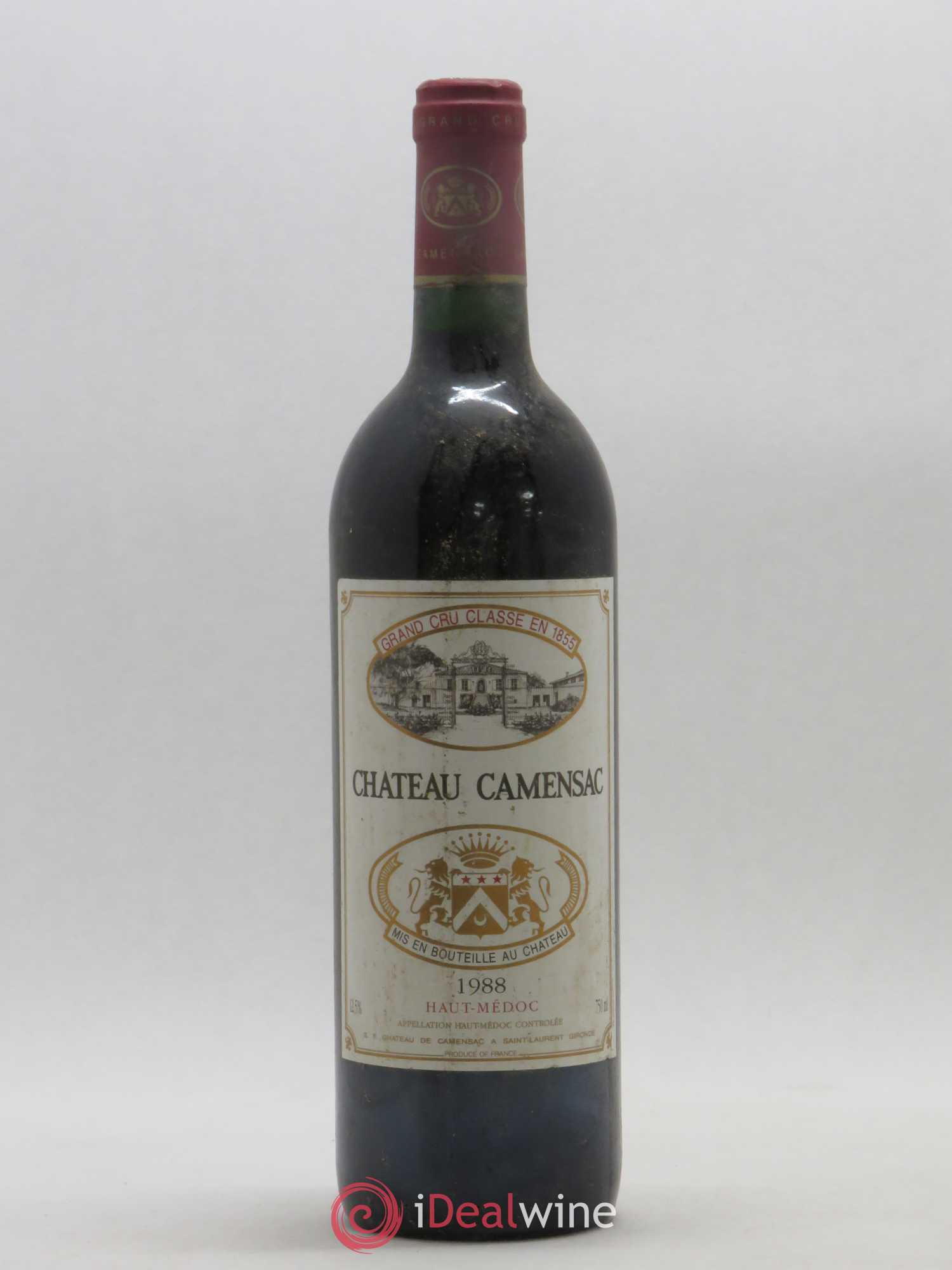 Château Camensac 5ème Grand Cru Classé 1988 - Lot de 1 bouteille - 0