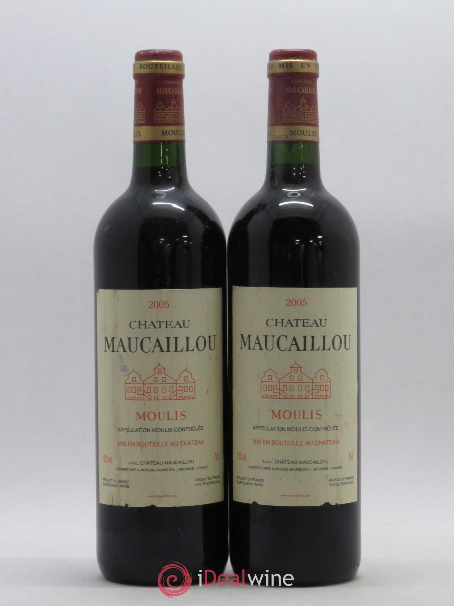 Château Maucaillou 2005 - Lot de 2 bouteilles - 0