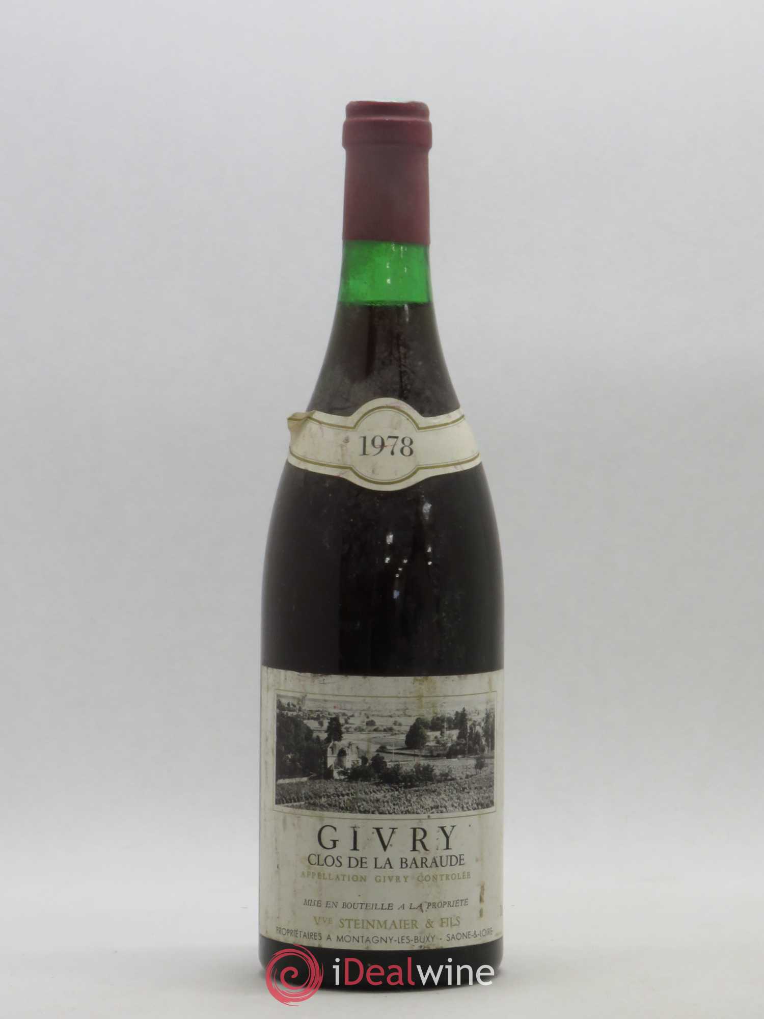 Givry Clos de La Baraude Steinmaier 1978 - Posten von 1 Flasche - 0