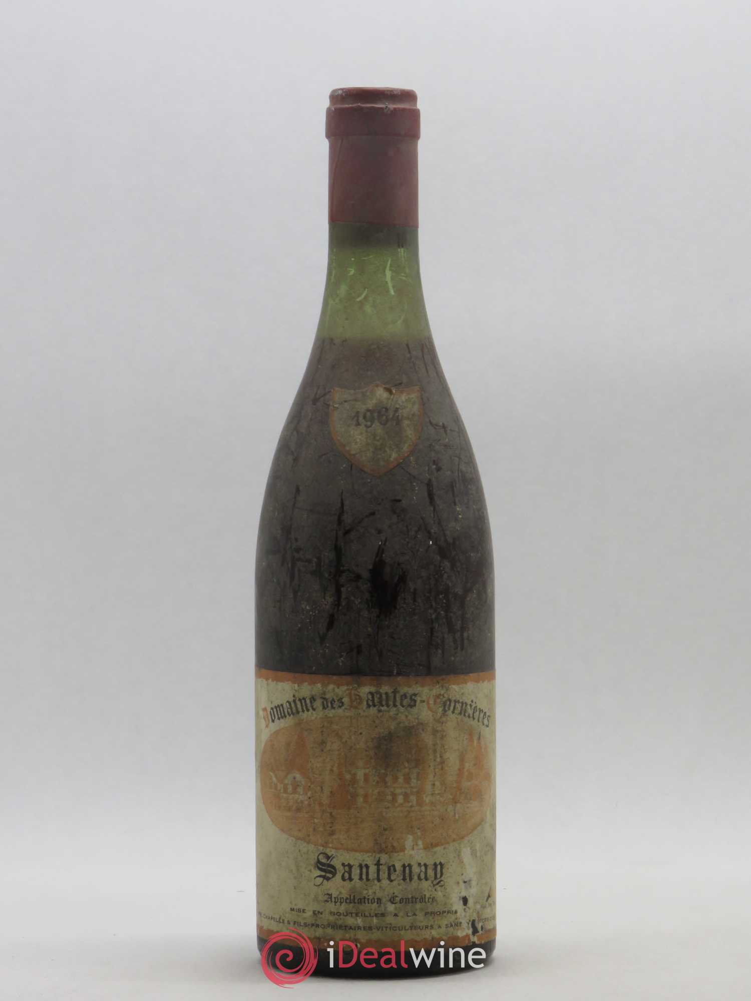 Santenay Les Hautes Cornières Chapelle et fils 1964 - Posten von 1 Flasche - 0