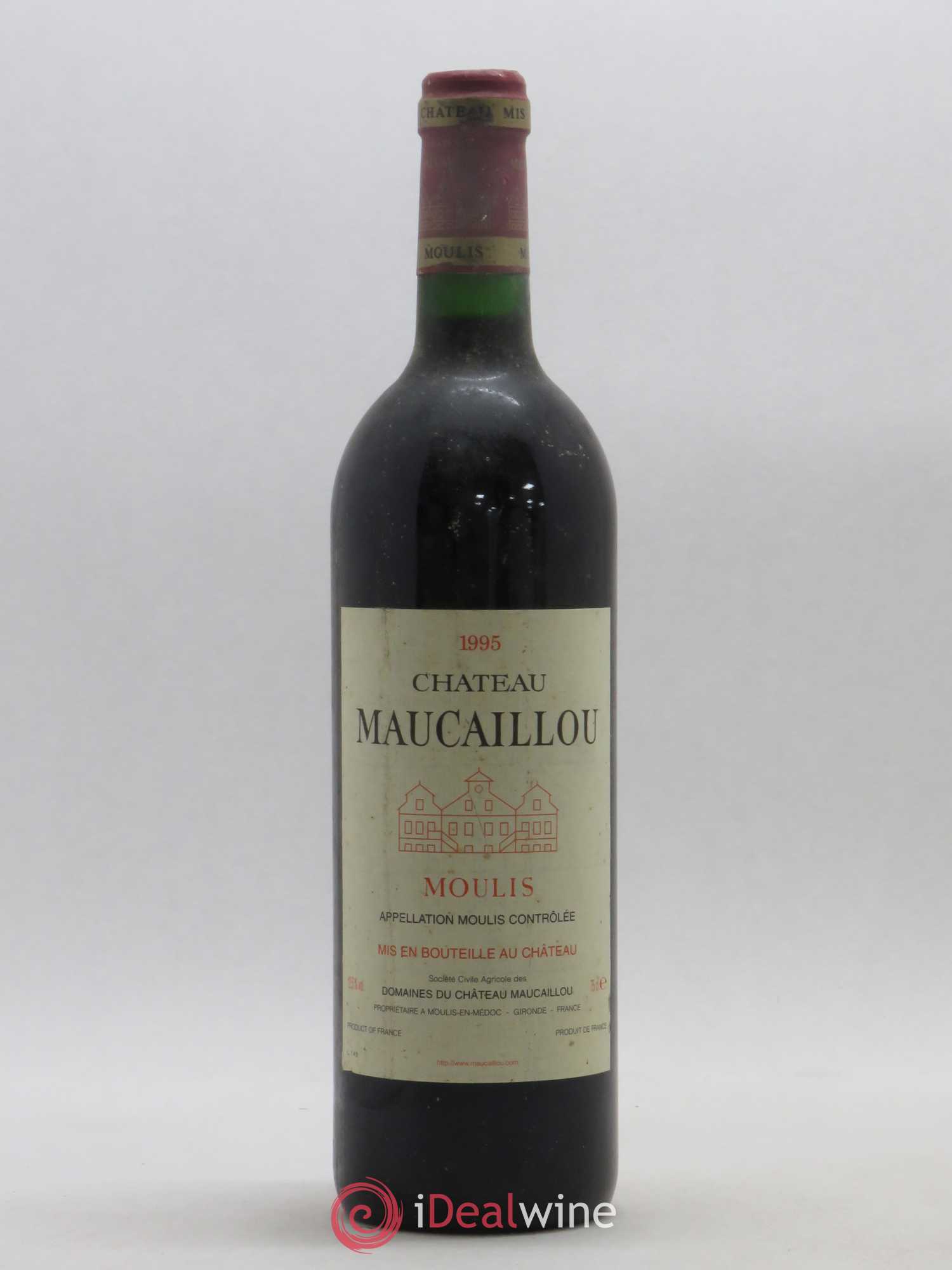 Château Maucaillou 1995 - Lot de 1 bouteille - 0