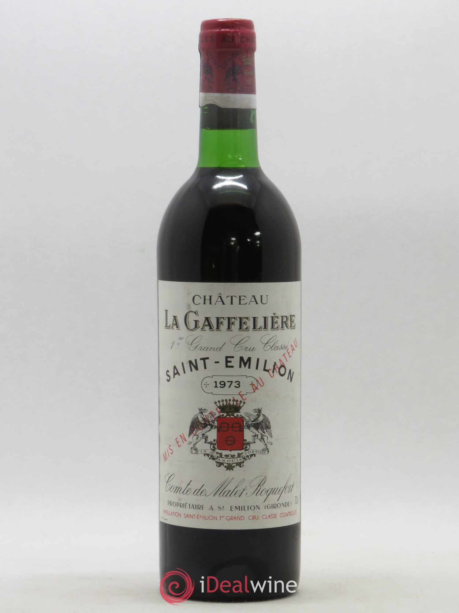 Château la Gaffelière 1er Grand Cru Classé B 1973 - Lot de 1 bouteille - 0