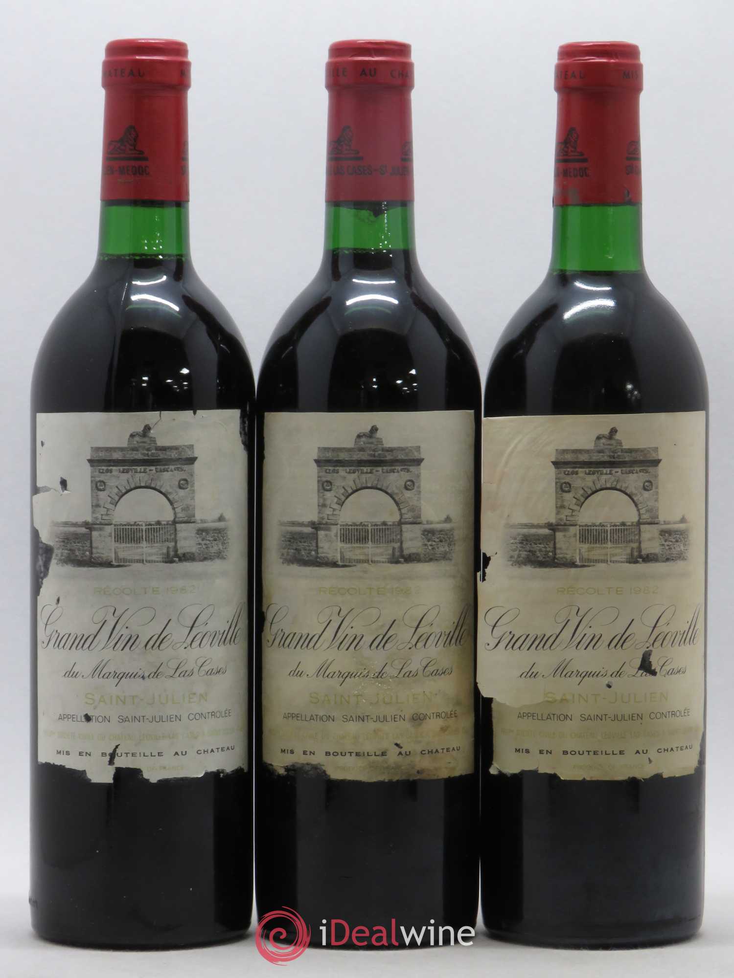 Château Léoville Las Cases 2ème Grand Cru Classé 1982 - Lot de 6 bouteilles - 2