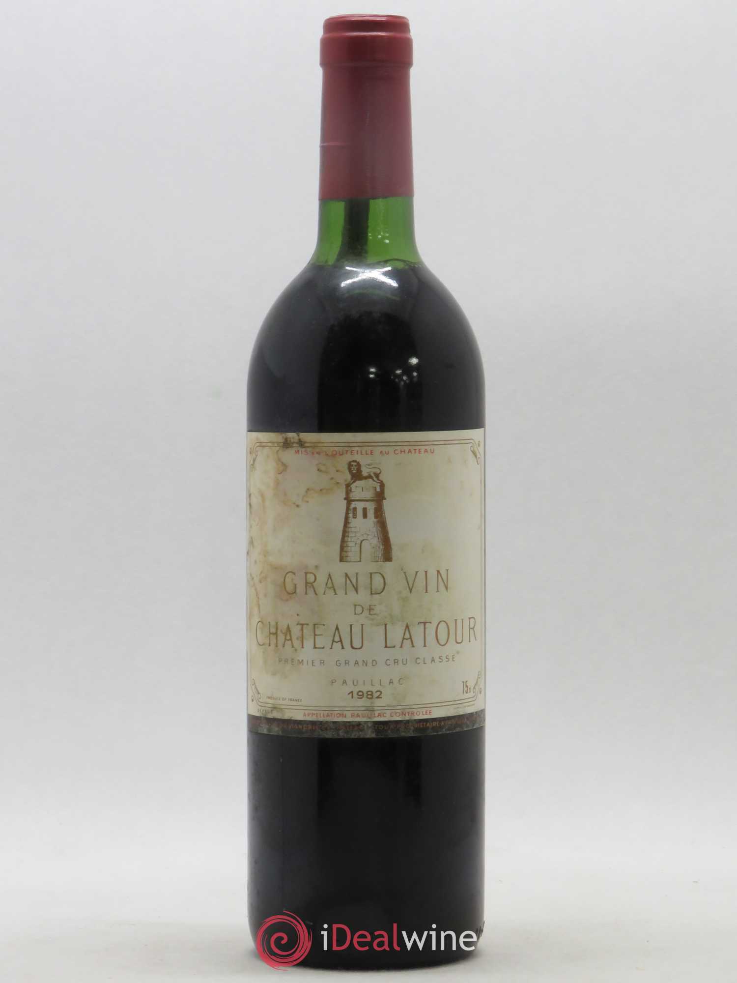Château Latour 1er Grand Cru Classé 1982 - Lot de 1 bouteille - 0