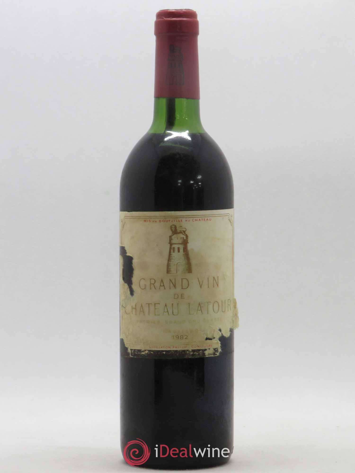 Château Latour 1er Grand Cru Classé 1982 - Lot de 1 bouteille - 0
