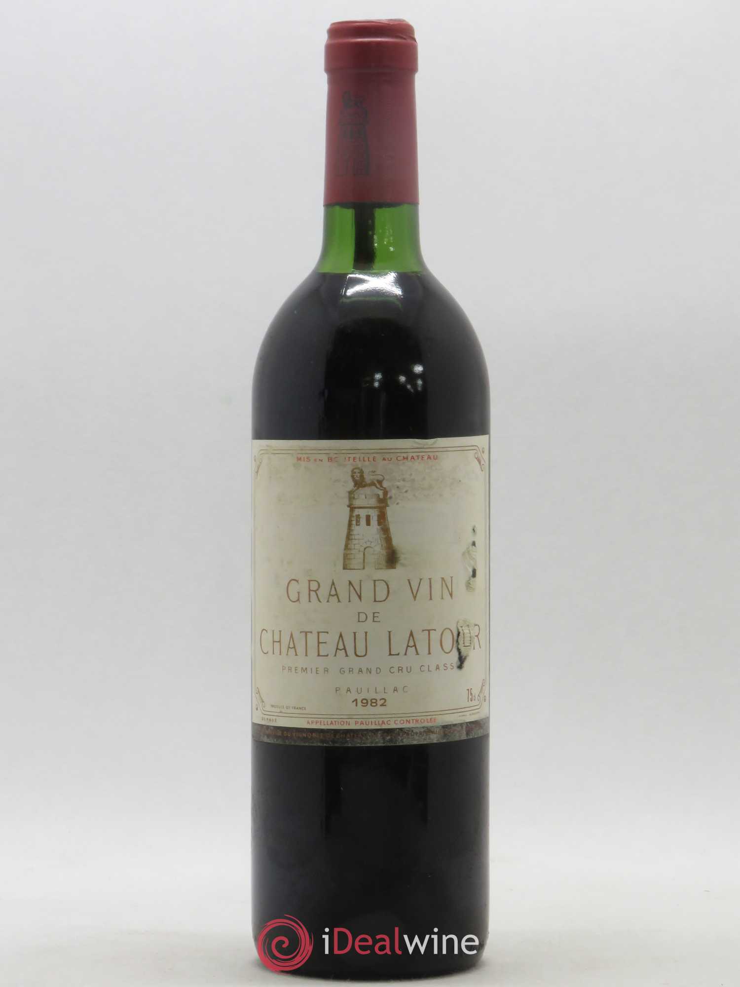 Château Latour 1er Grand Cru Classé 1982 - Lot de 1 bouteille - 0