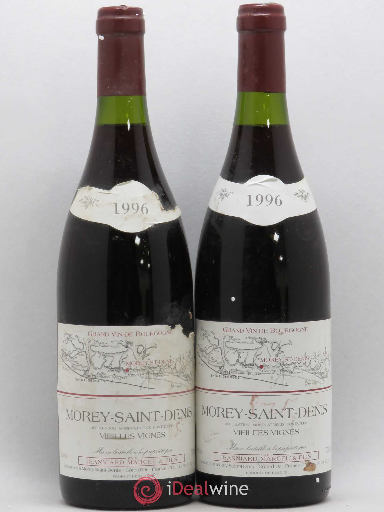 Morey-Saint-Denis Vieilles Vignes Jeanniard 1996 - Posten von 2 Flaschen - 0
