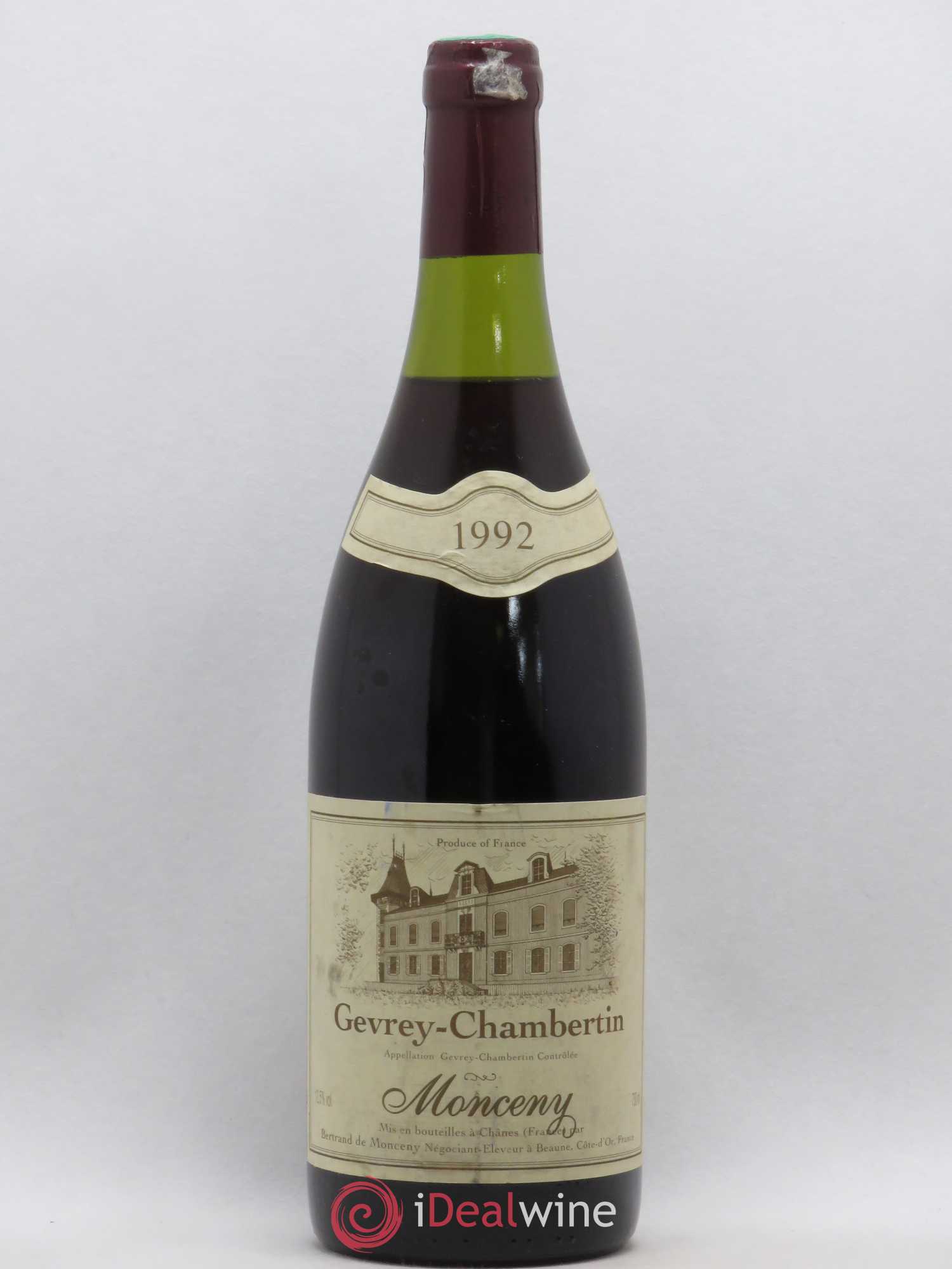Gevrey-Chambertin Bertrand Monceny 1992 - Lot de 1 bouteille - 0