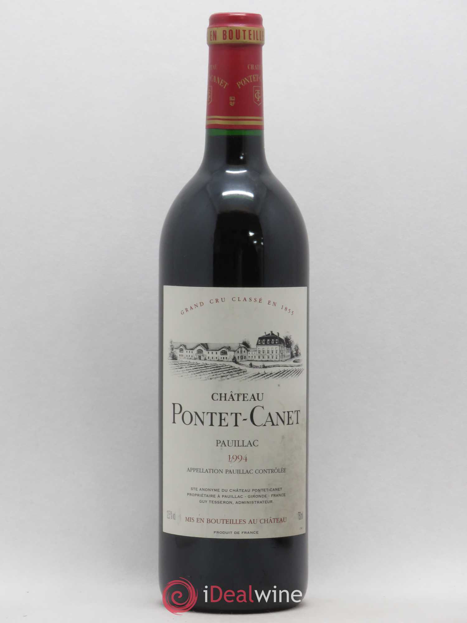 Château Pontet Canet 5ème Grand Cru Classé 1994 - Lot de 1 bouteille - 0