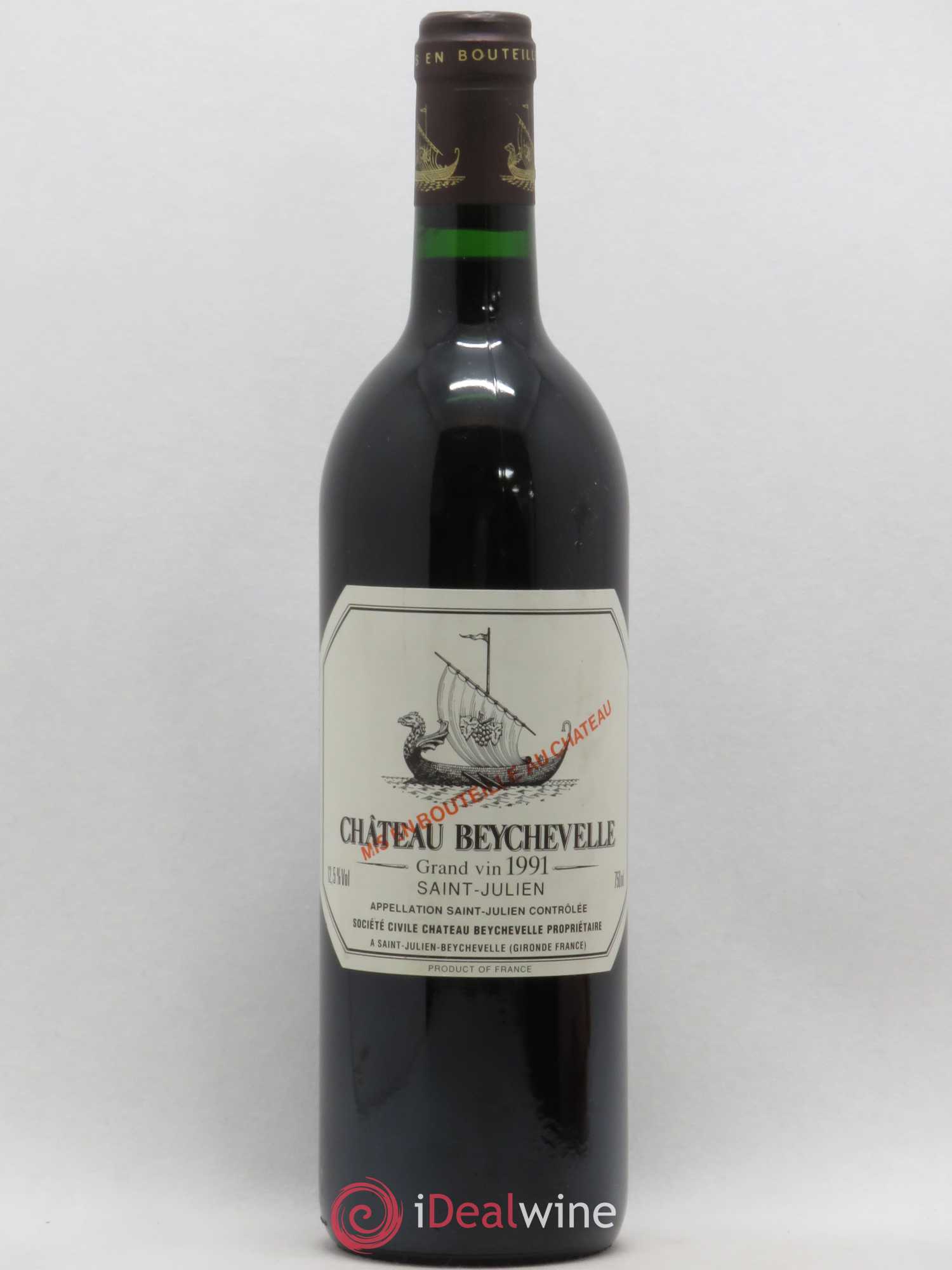 Château Beychevelle 4ème Grand Cru Classé 1991 - Lot de 1 bouteille - 0