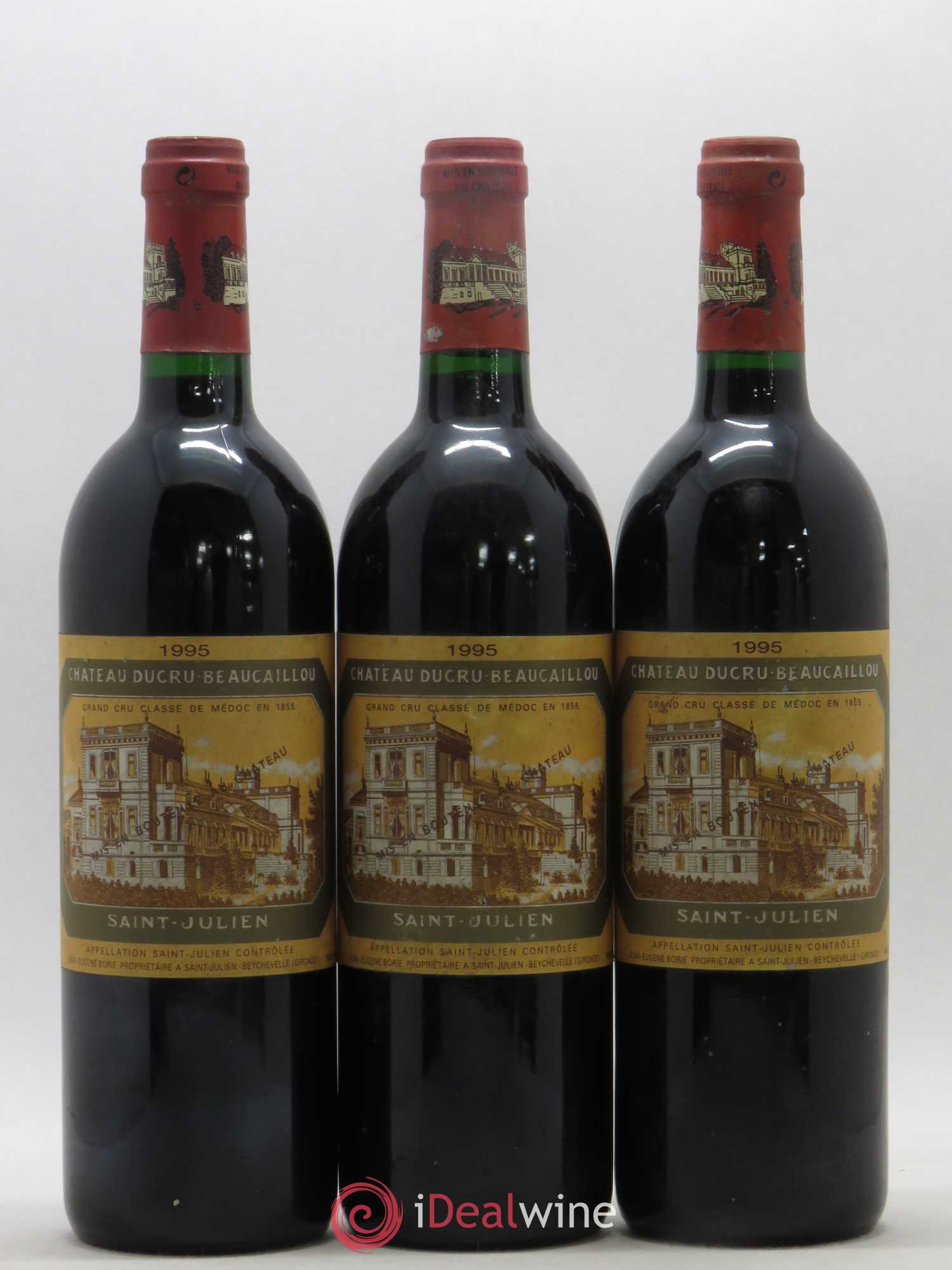Château Ducru Beaucaillou 2ème Grand Cru Classé 1995 - Lot de 3 bouteilles - 0
