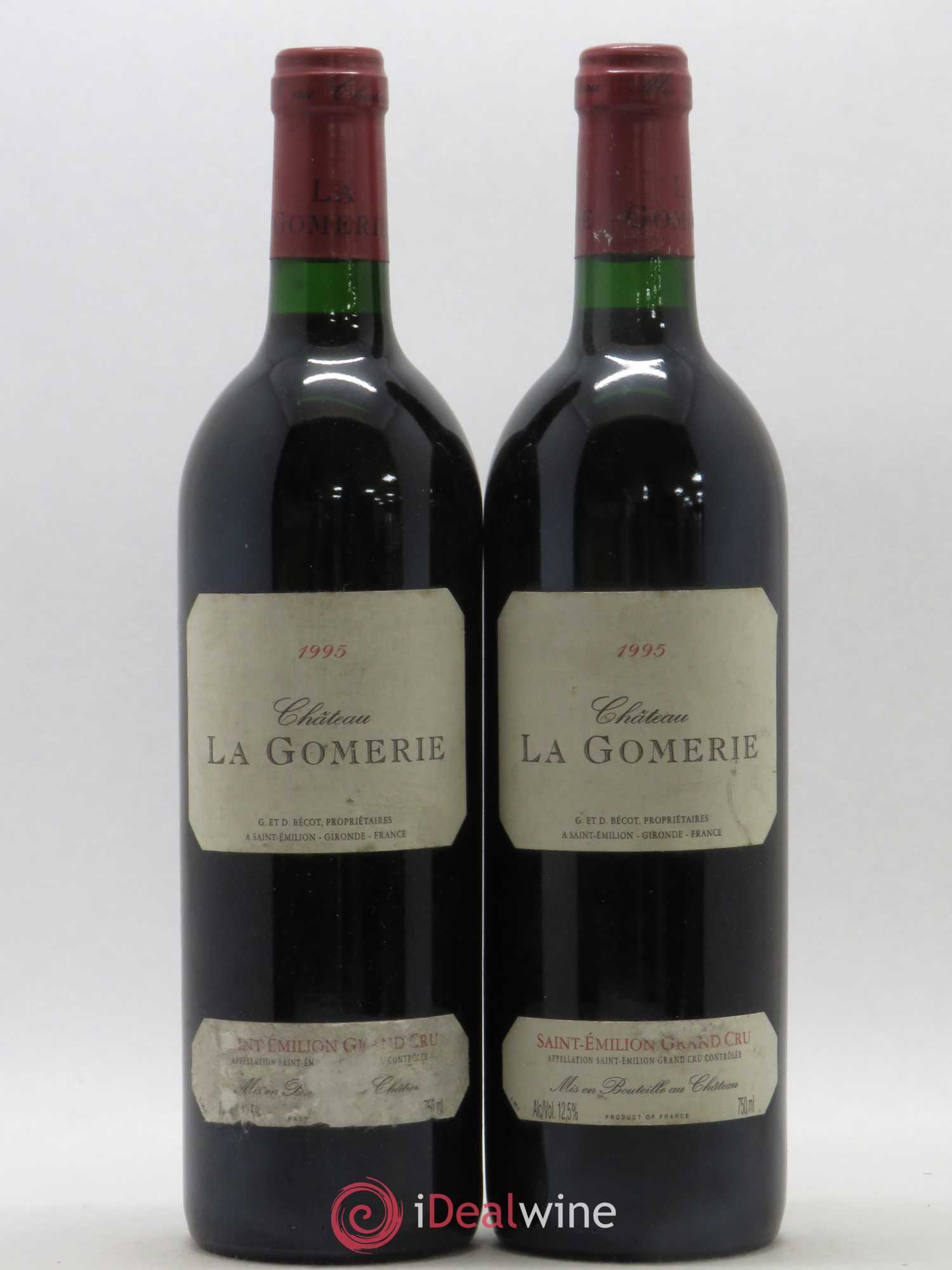 Château La Gomerie 1995 - Lot de 2 bouteilles - 0