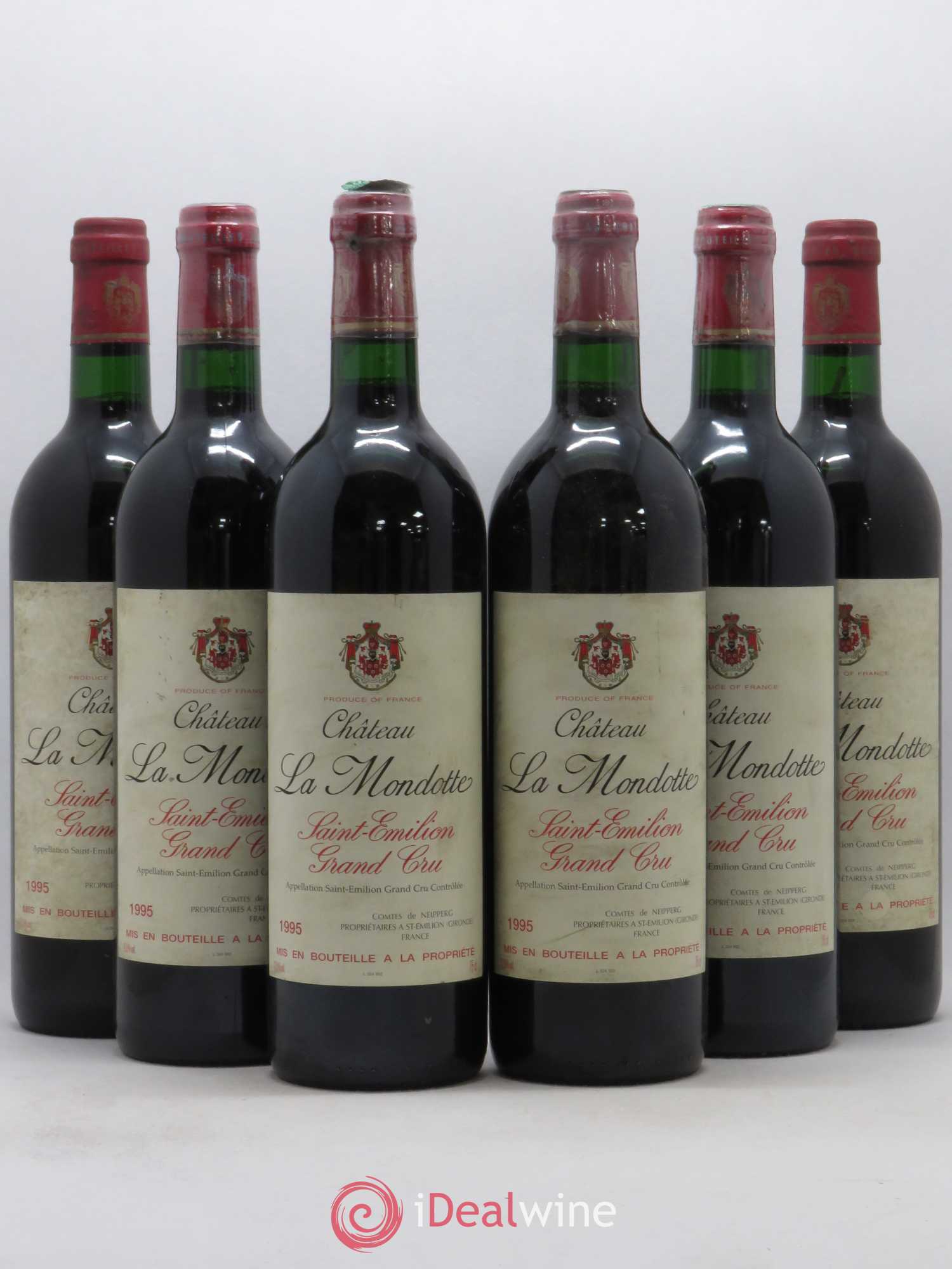 La Mondotte 1er Grand Cru Classé B depuis 2012 1995 - Lot de 6 bouteilles - 0