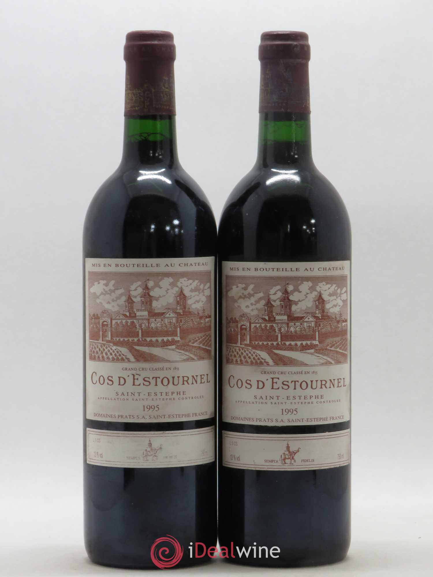 Cos d'Estournel 2ème Grand Cru Classé 1995 - Lot de 2 bouteilles - 0