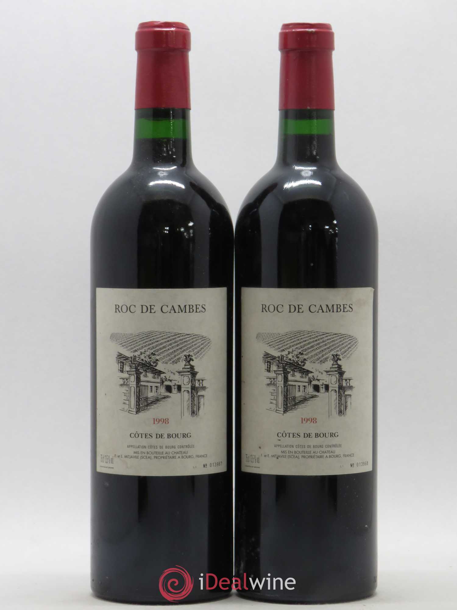 Roc de Cambes 1998 - Lot de 2 bouteilles - 0