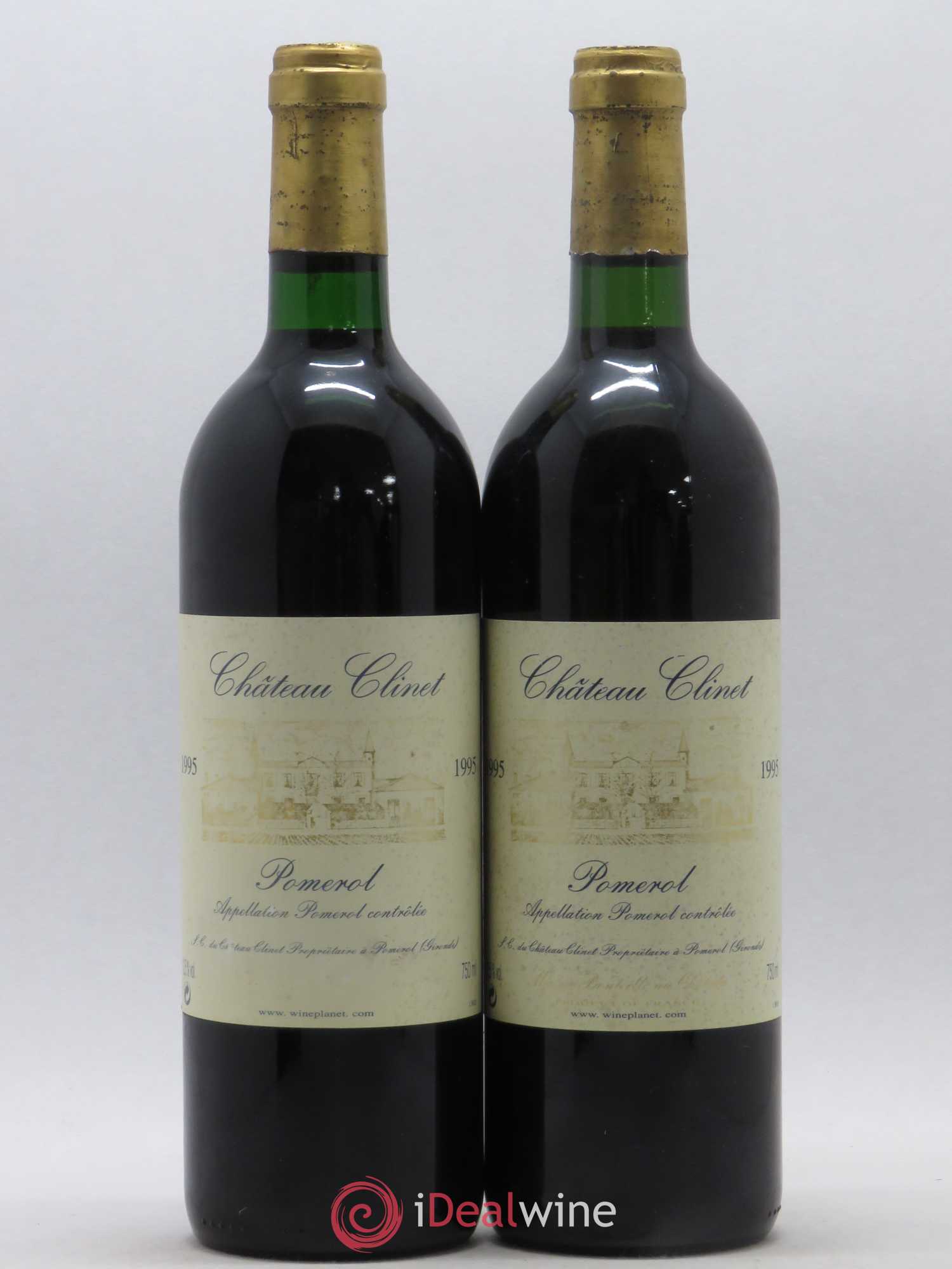 Château Clinet 1995 - Lot de 2 bouteilles - 0