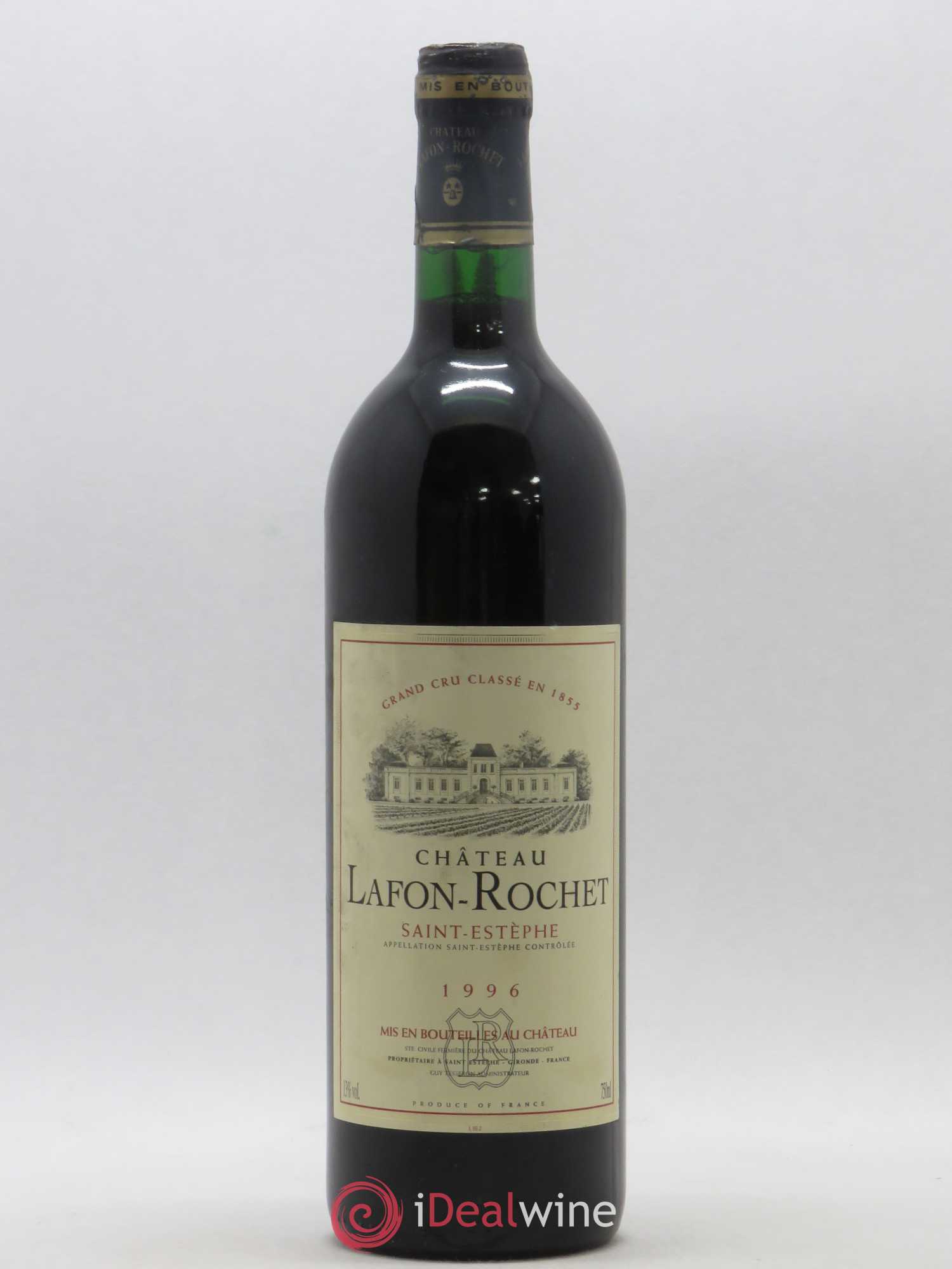 Château Lafon Rochet 4ème Grand Cru Classé 1996 - Lot de 1 bouteille - 0