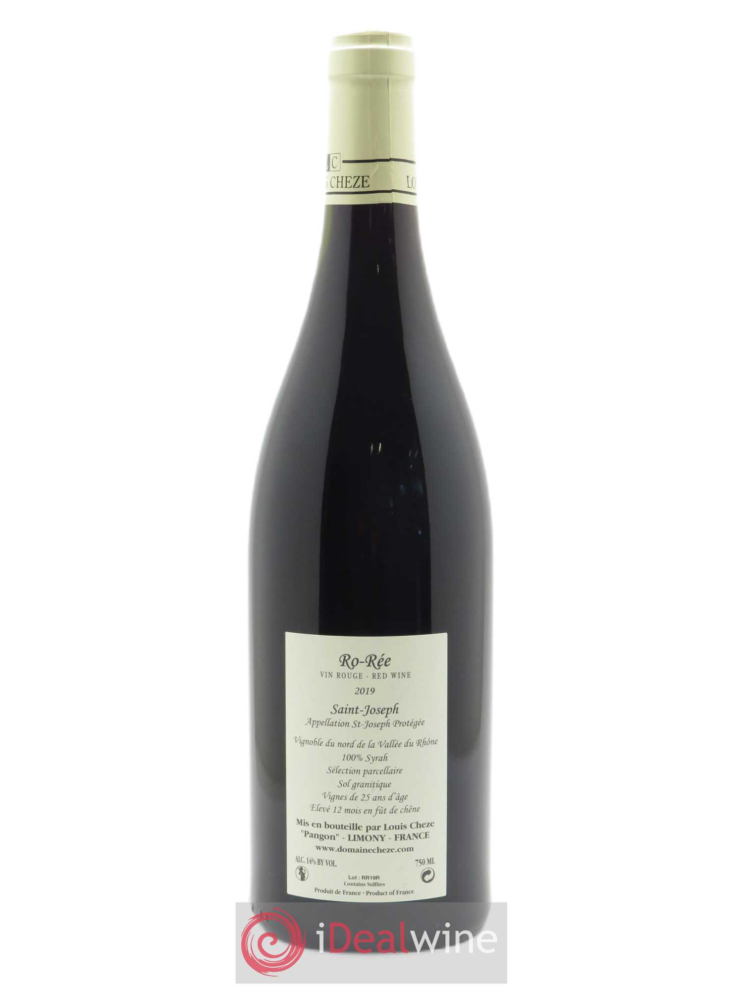 Saint-Joseph Ro-Rée Louis Cheze (Domaine) 2019 - Lot de 1 bouteille - 1