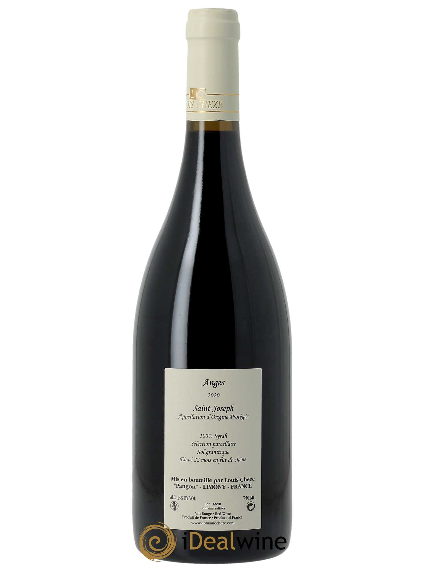 Saint-Joseph Cuvée Anges Louis Cheze (Domaine) 2020 - Lot of 1 bottle - 1