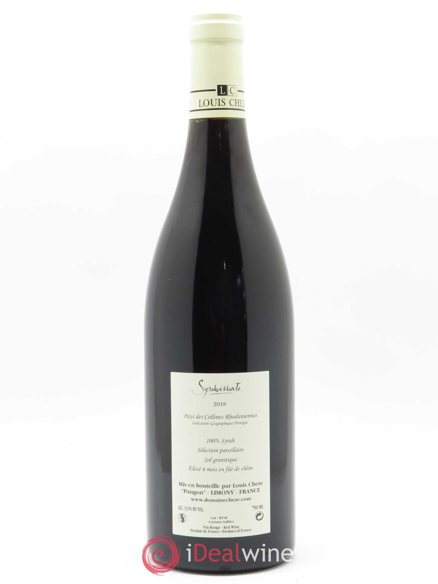 Collines Rhodaniennes Syrahvissante Louis Cheze (Domaine) 2018 - Lot de 1 bouteille - 1