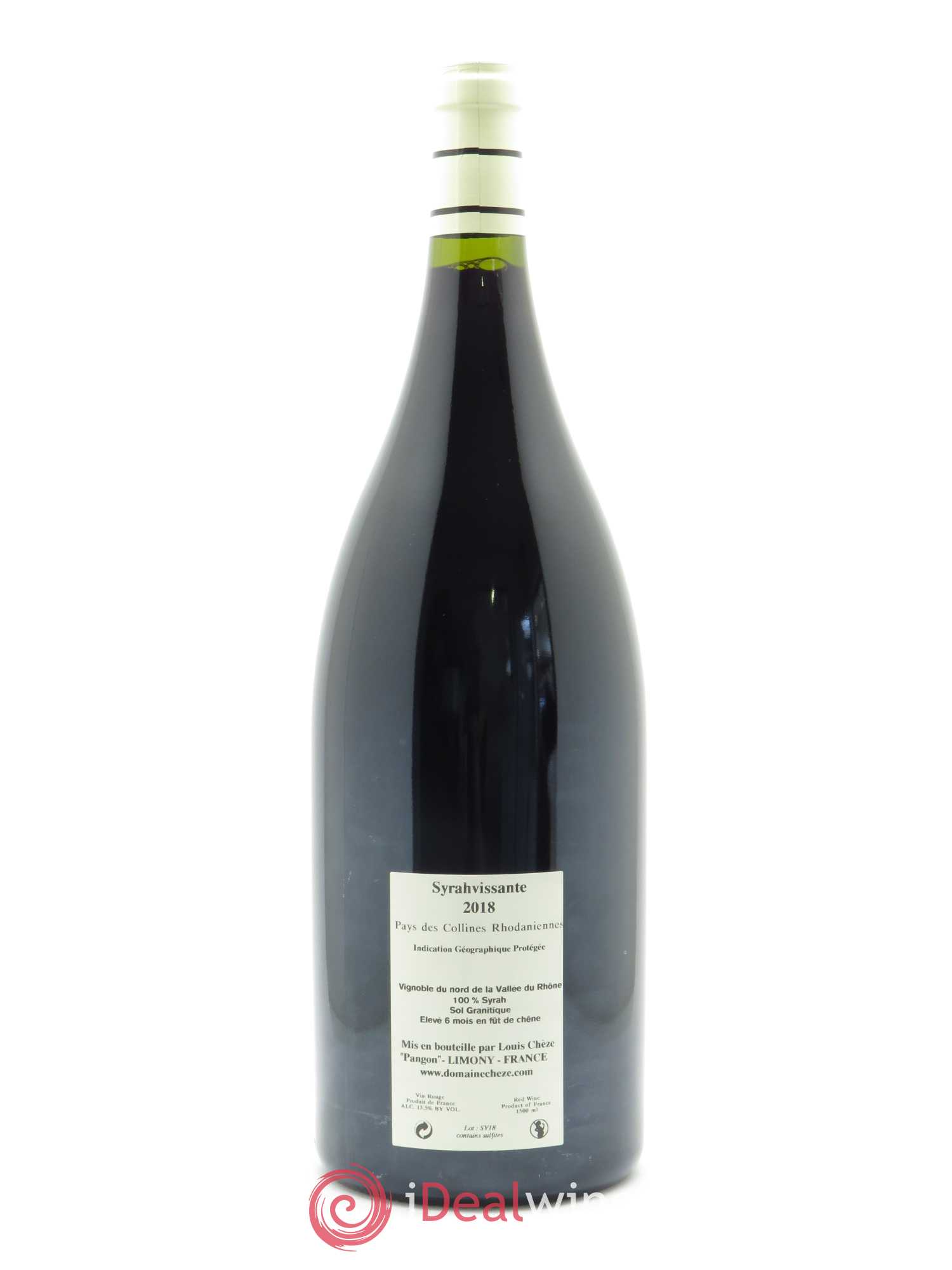 Collines Rhodaniennes Syrahvissante Louis Cheze (Domaine) 2018 - Lot de 1 magnum - 1