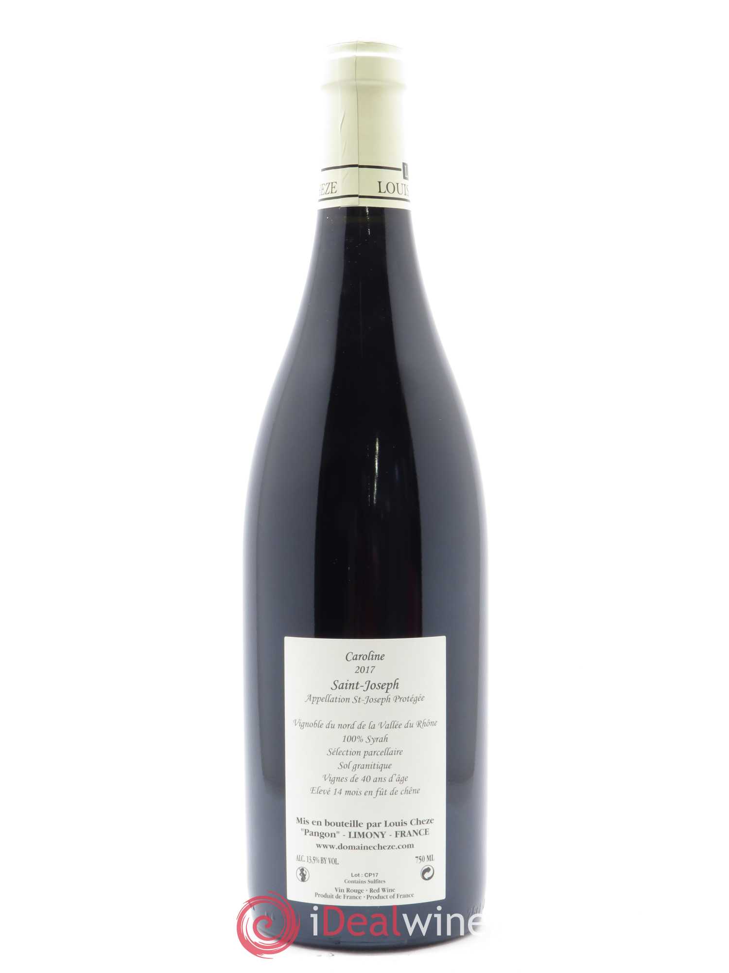 Saint-Joseph Caroline Louis Cheze (Domaine) 2017 - Lot de 1 bouteille - 1