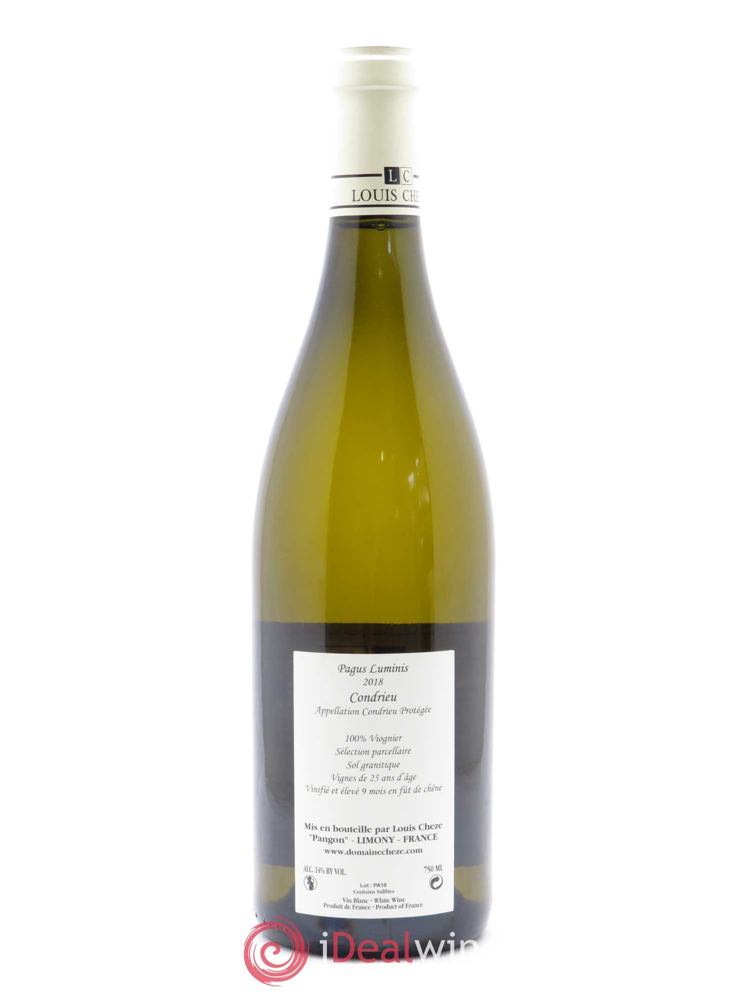 Condrieu Pagus Luminis Louis Cheze (Domaine) 2018 - Lot de 1 bouteille - 1
