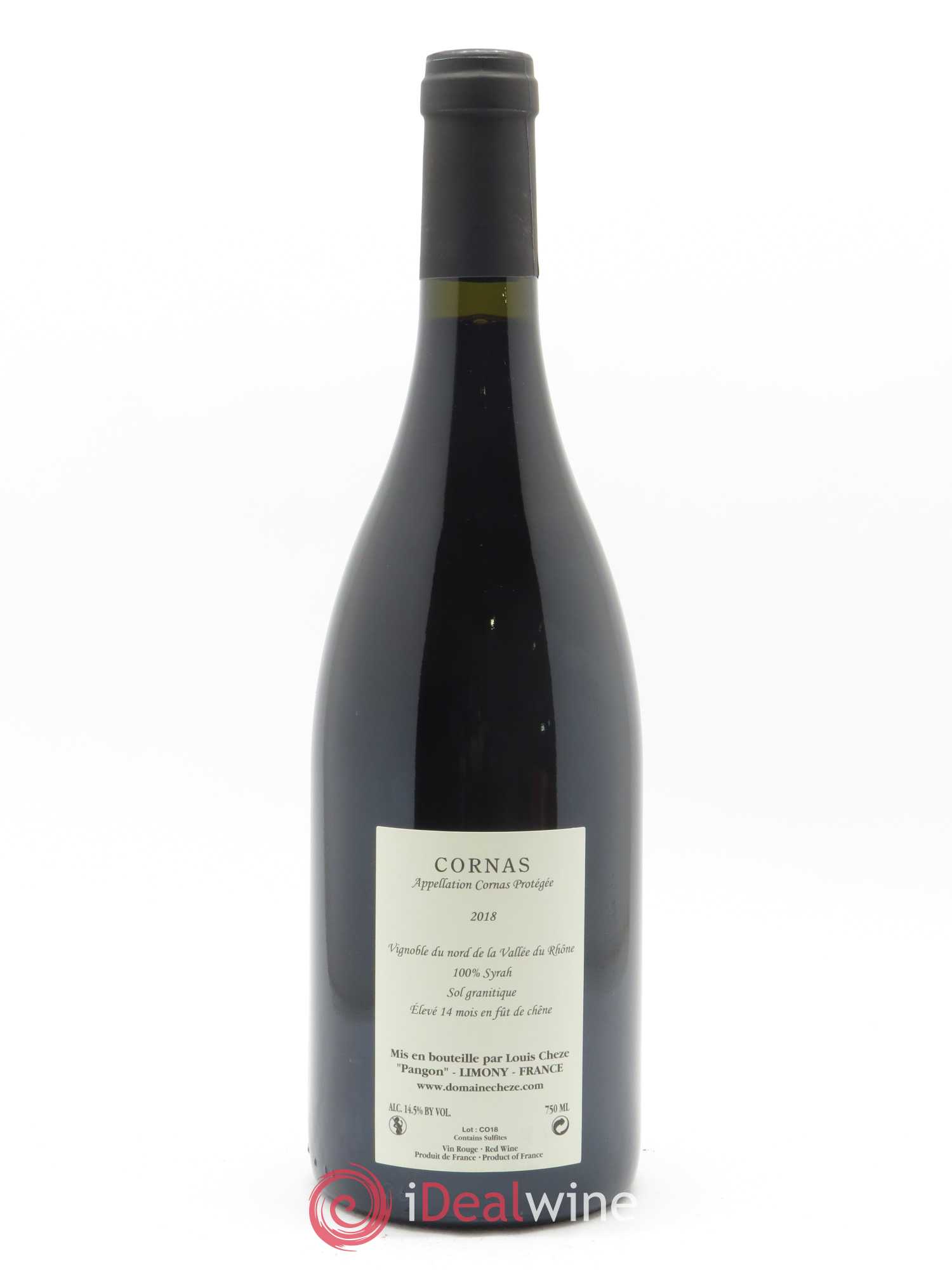 Cornas Louis Cheze (Domaine) 2018 - Lot de 1 bouteille - 1