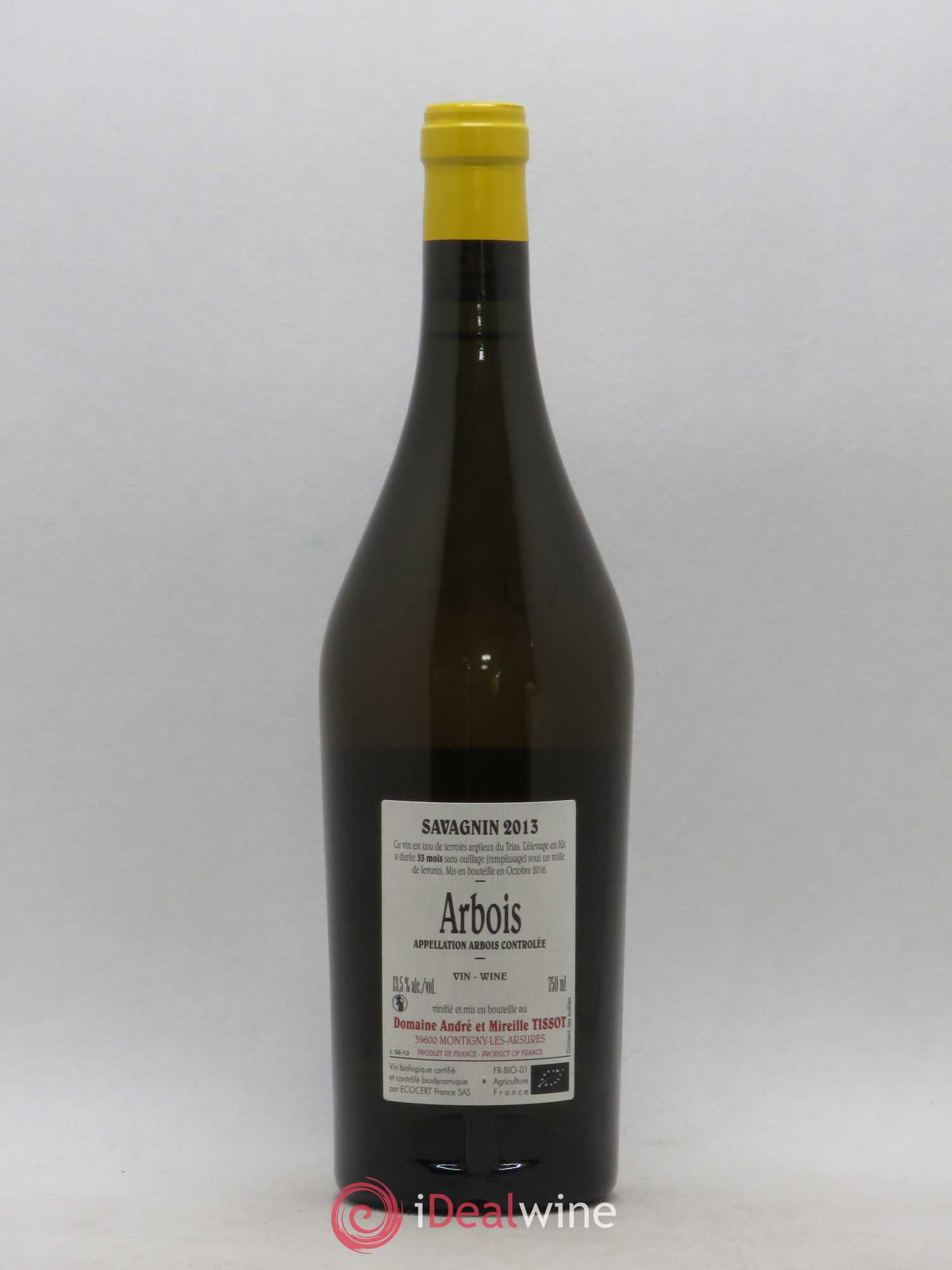 Arbois Savagnin Bénédicte et Stéphane Tissot 2013 - Lot de 1 bouteille - 1