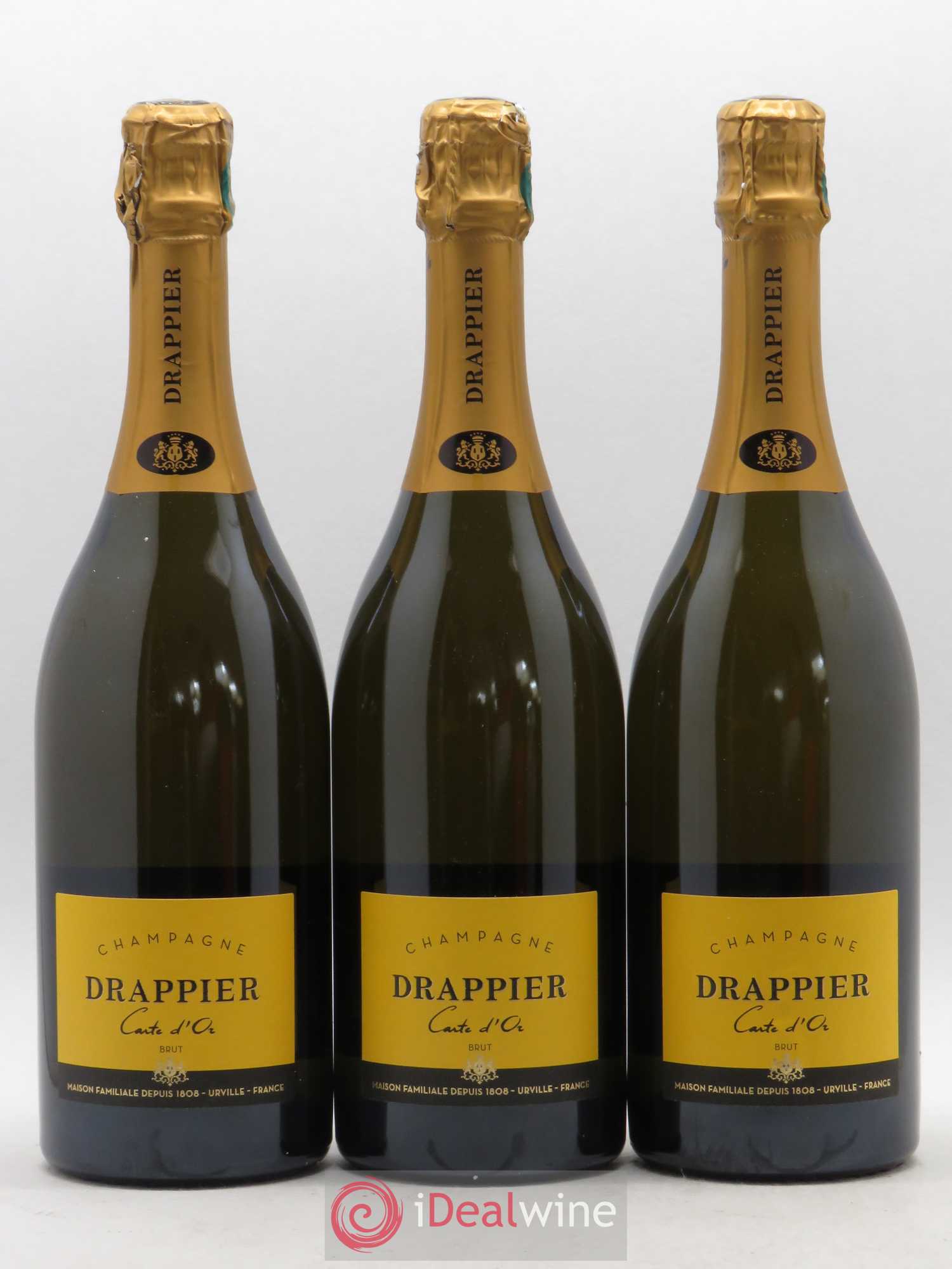 Carte d'Or Brut Drappier - Lot de 3 bouteilles - 0