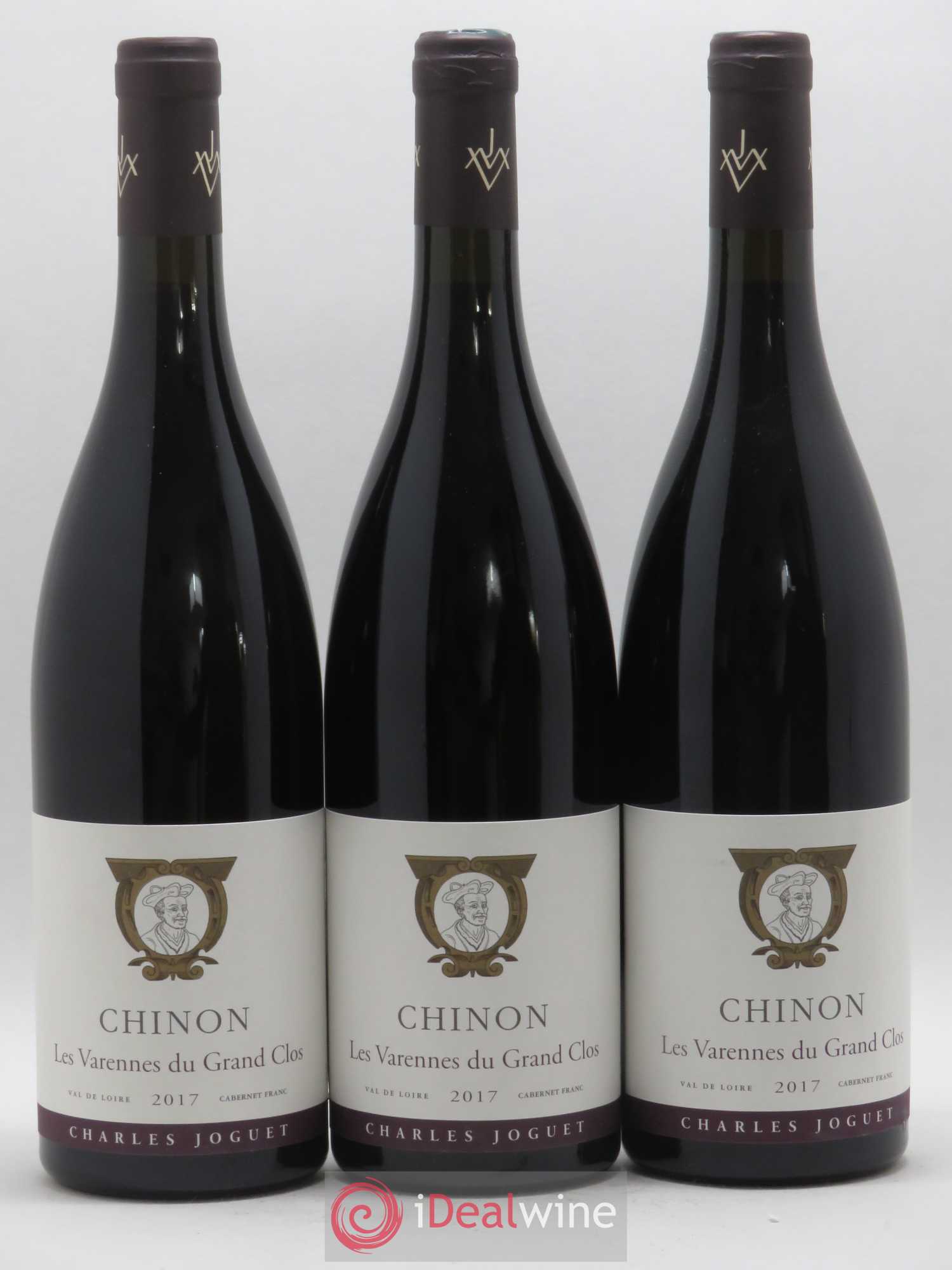 Chinon Les Varennes du Grand Clos Charles Joguet 2017 - Lot de 3 bouteilles - 0
