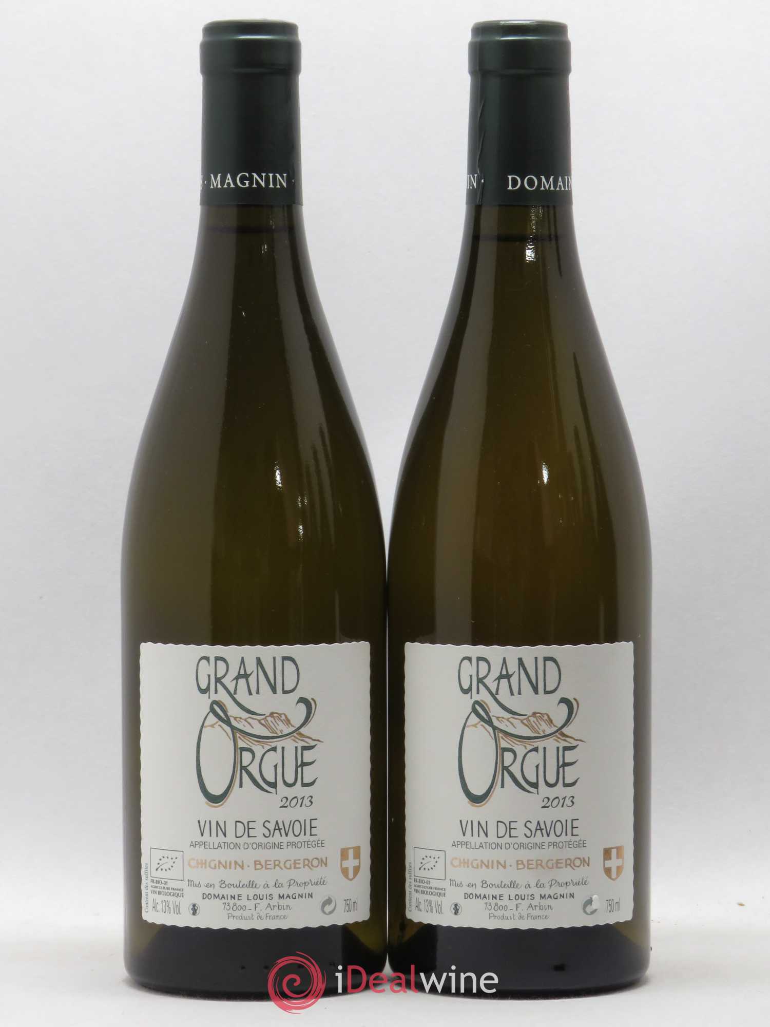 Vin de Savoie Chignin-Bergeron Grand Orgue Louis Magnin 2013 - Lot de 2 bouteilles - 0