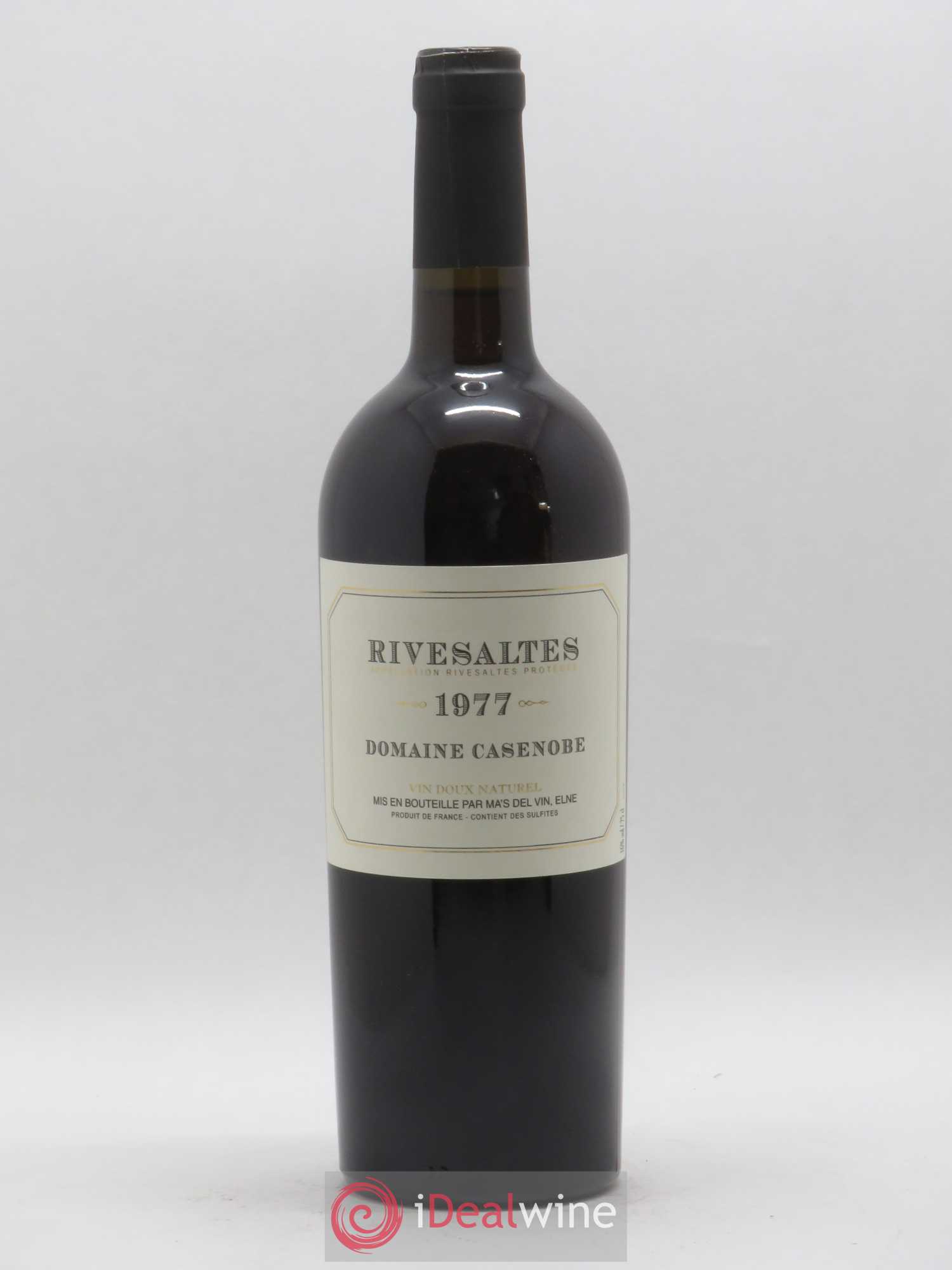 Rivesaltes Casenobe (Domaine) 1977 - Lot de 1 bouteille - 0