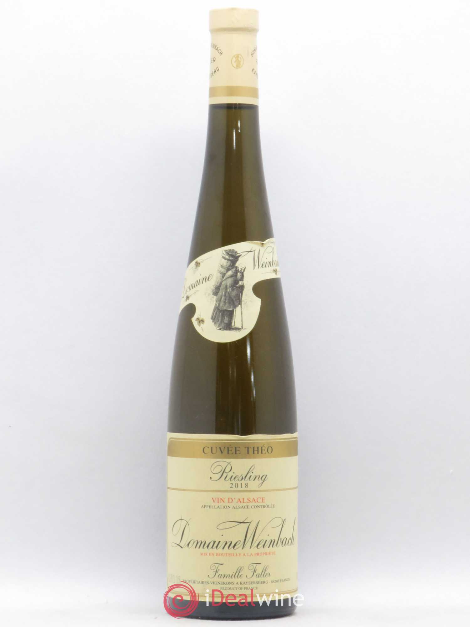 Alsace Riesling Cuvée Théo Weinbach (Domaine) 2018 - Lot de 1 bouteille - 0