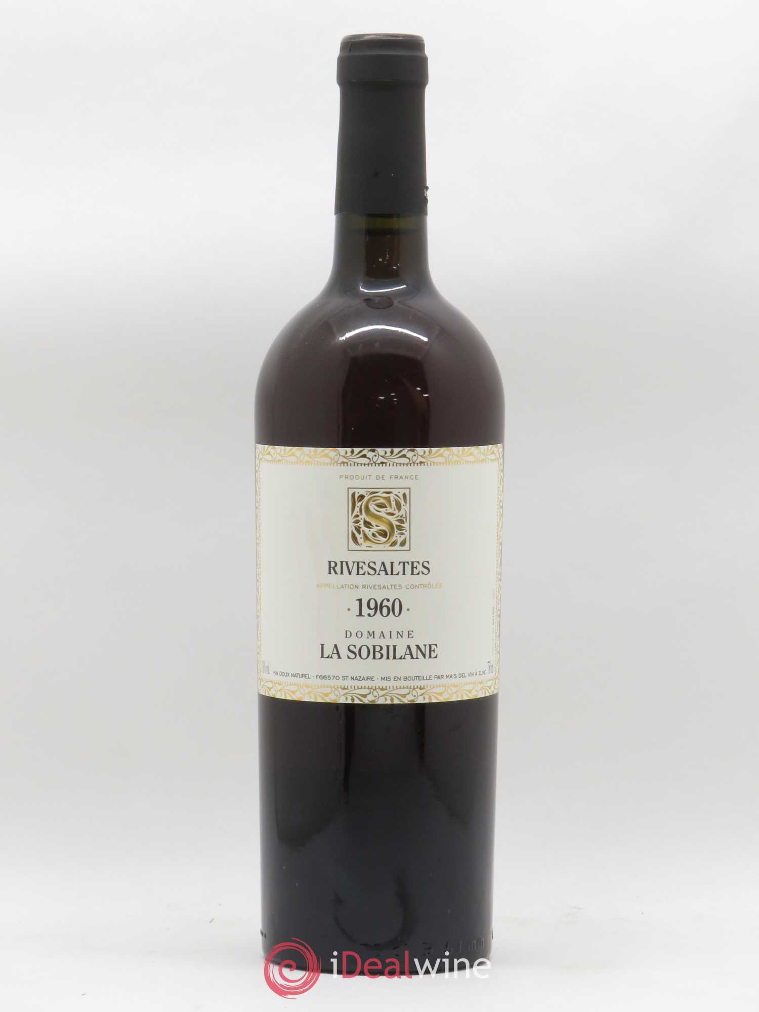 Rivesaltes La Sobilane (Domaine) 1960 - Lot de 1 bouteille - 0