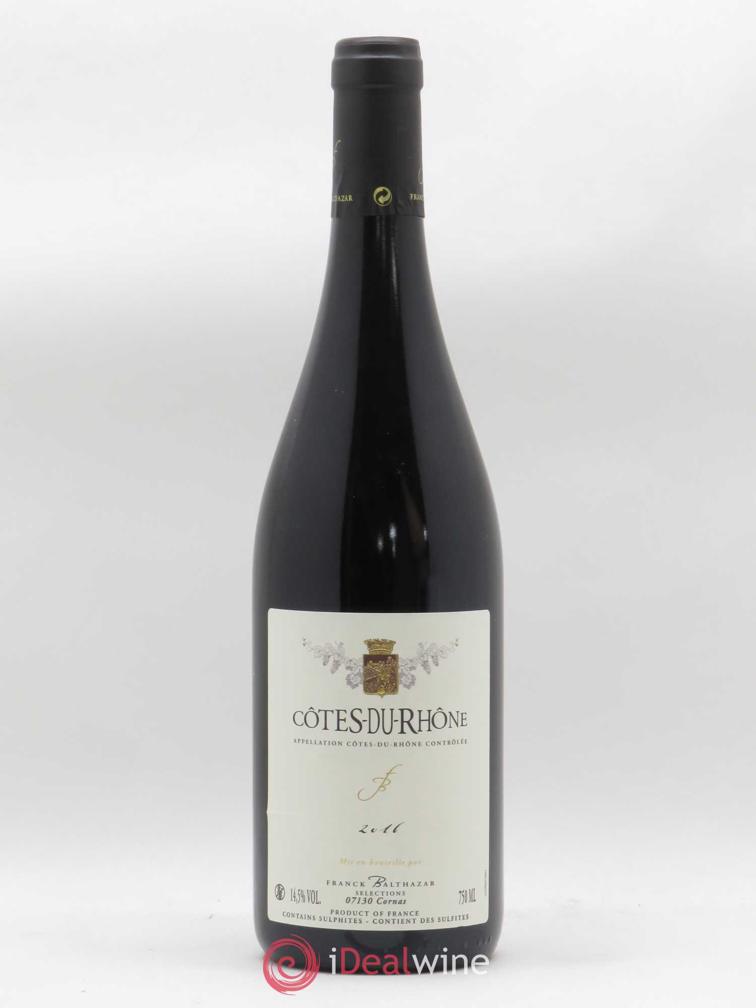 Côtes-du-Rhône Franck Balthazar (Domaine) 2016 - Lot de 1 bouteille - 0