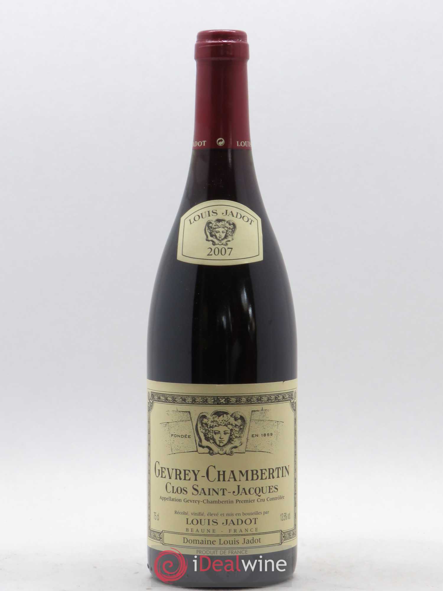 Gevrey-Chambertin 1er Cru Clos Saint Jacques Domaine Louis Jadot 2007 - Lot de 1 bouteille - 0