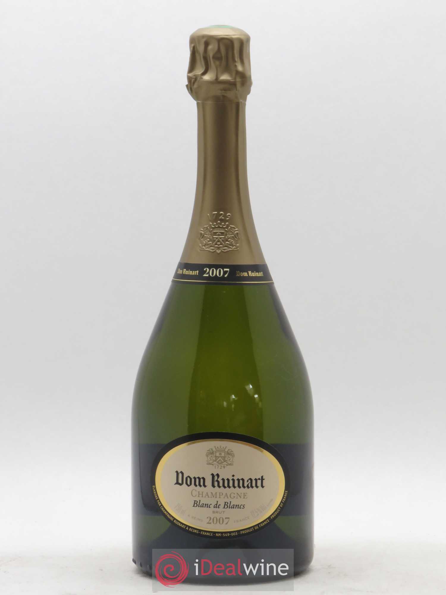 Dom Ruinart Brut Ruinart 2007 - Lot de 1 bouteille - 0
