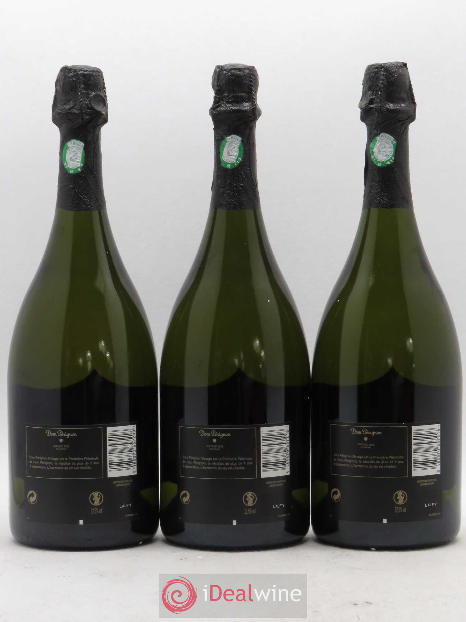 Brut Dom Pérignon 2008 - Lot de 3 bouteilles - 1