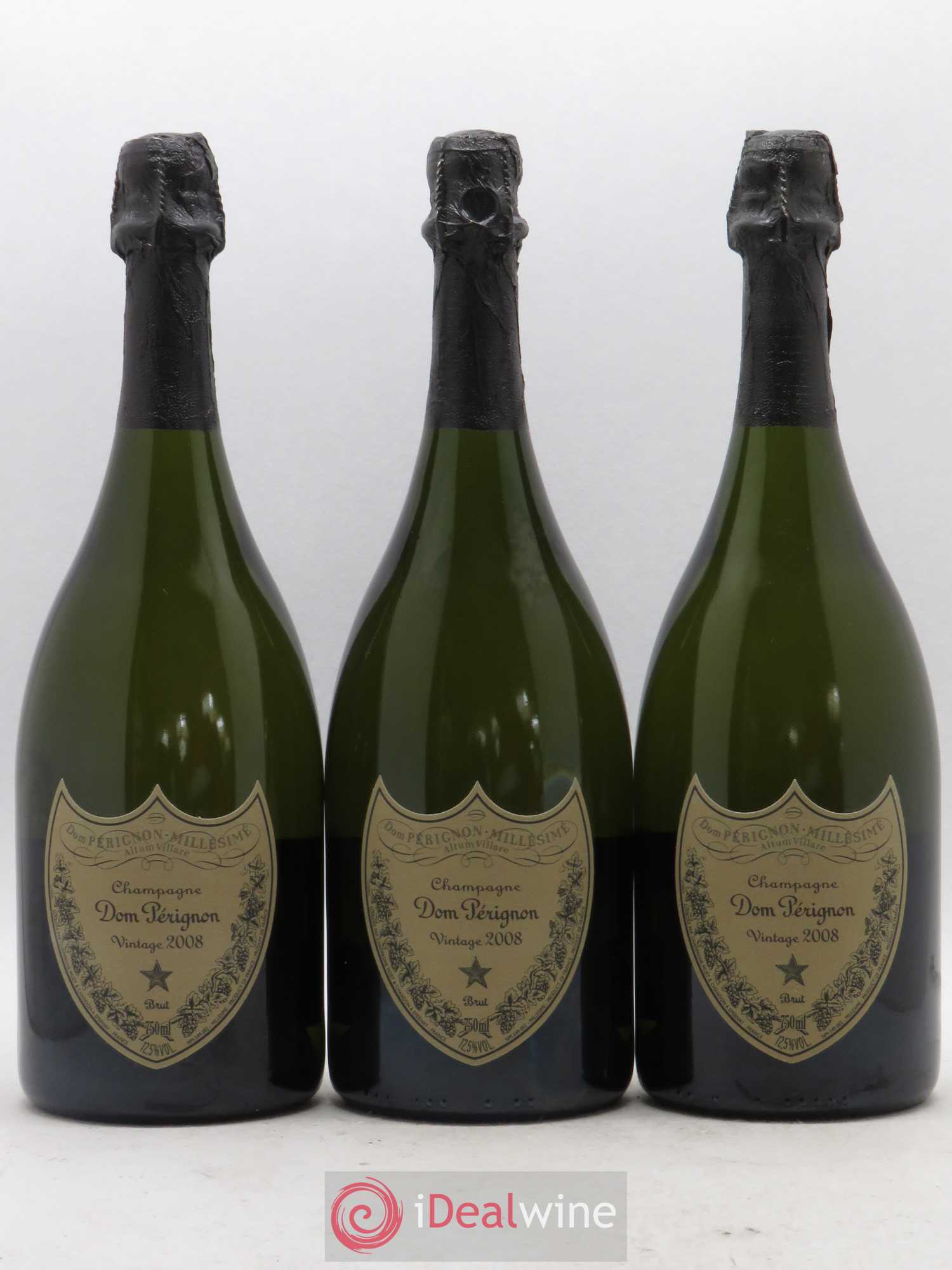 Brut Dom Pérignon 2008 - Lot de 3 bouteilles - 0
