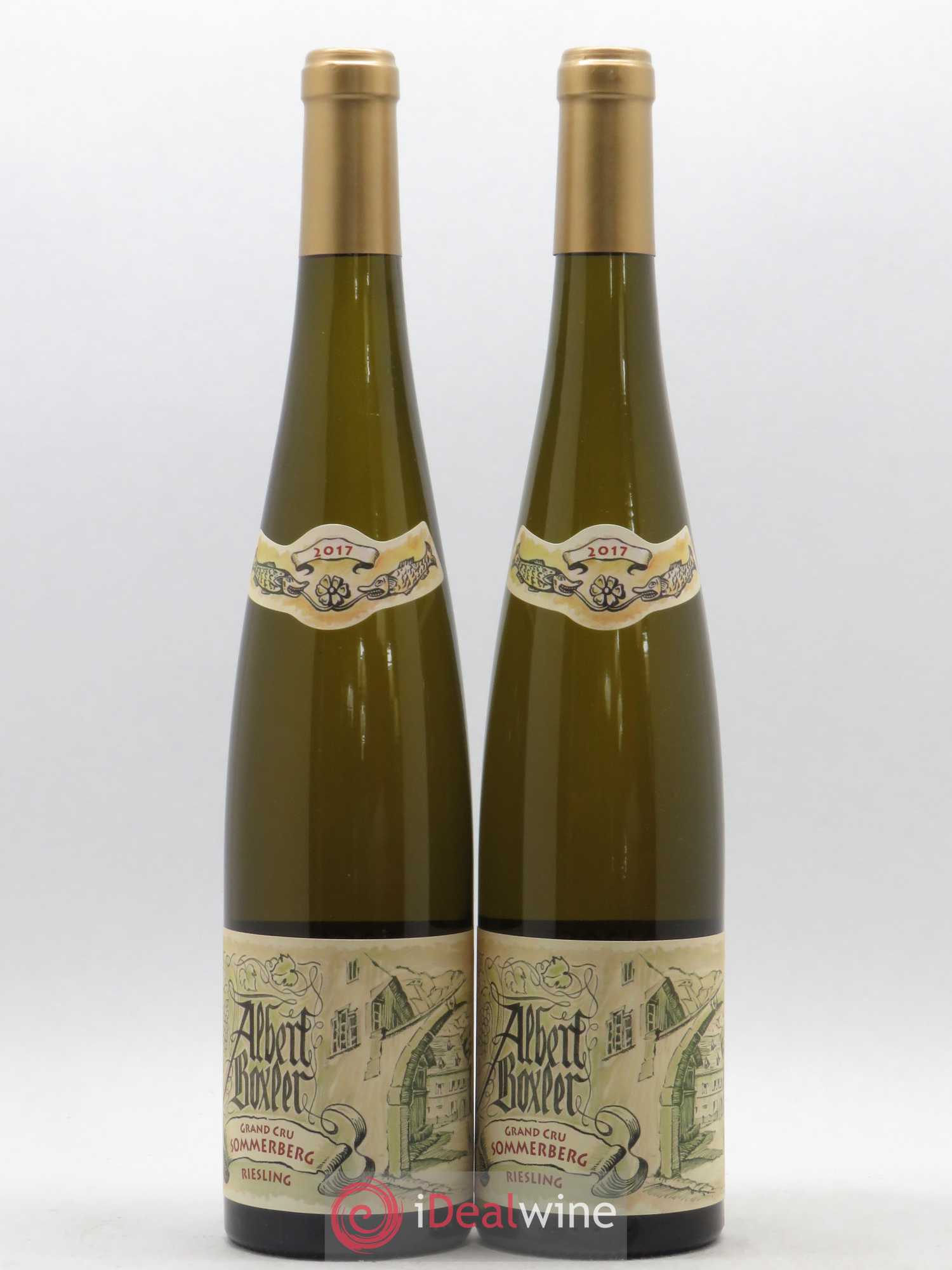 Alsace Riesling Grand Cru Sommerberg Jeunes Vignes Albert Boxler 2017 - Lot de 2 bouteilles - 0