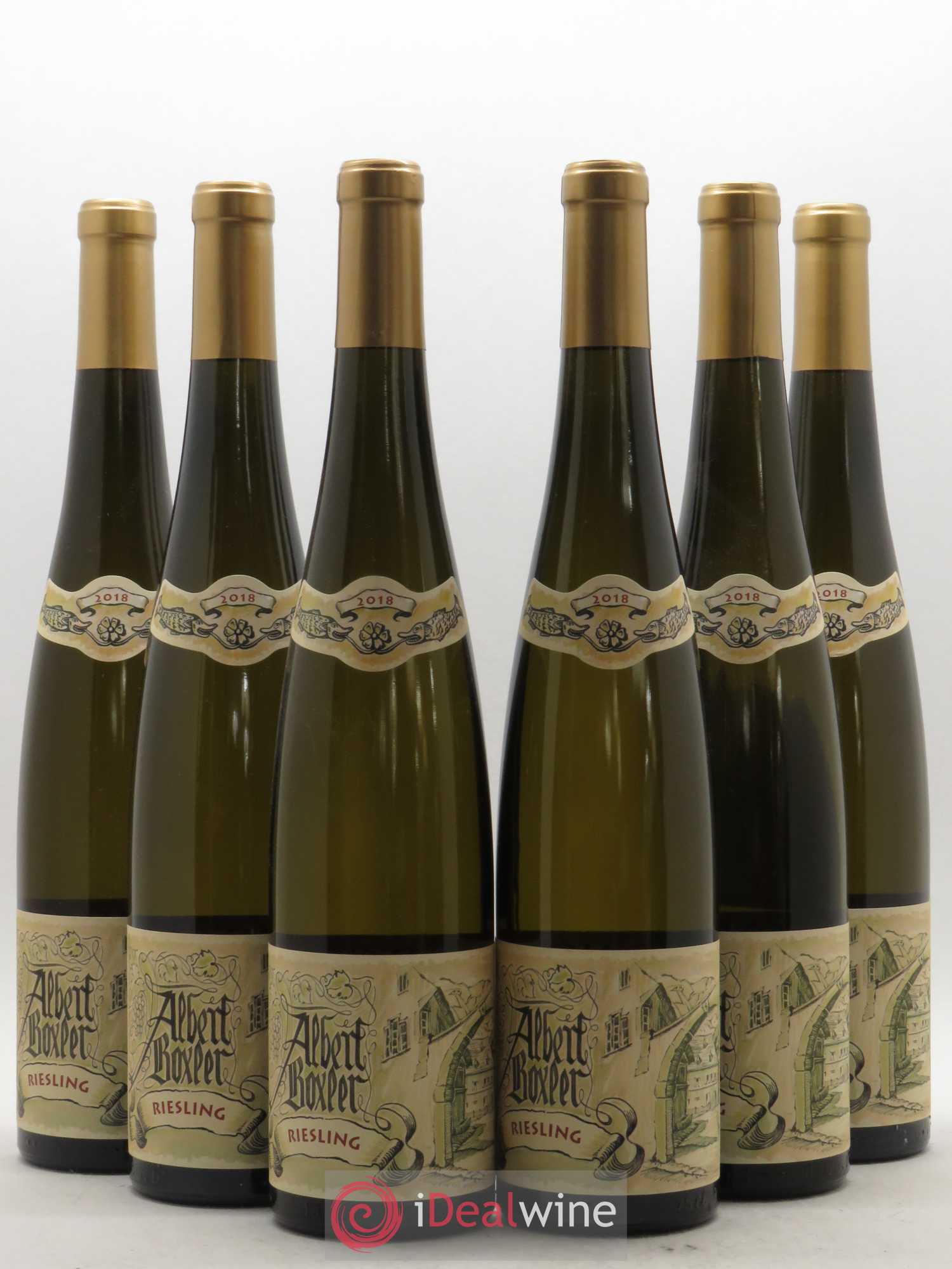 Alsace Riesling Albert Boxler 2018 - Lot de 6 bouteilles - 0