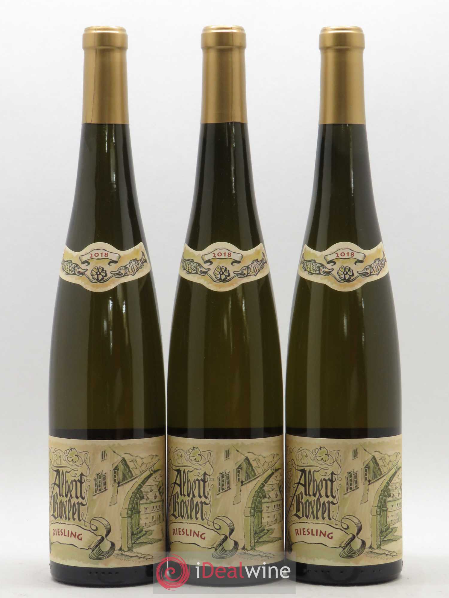 Alsace Riesling Albert Boxler 2018 - Posten von 3 Flaschen - 0