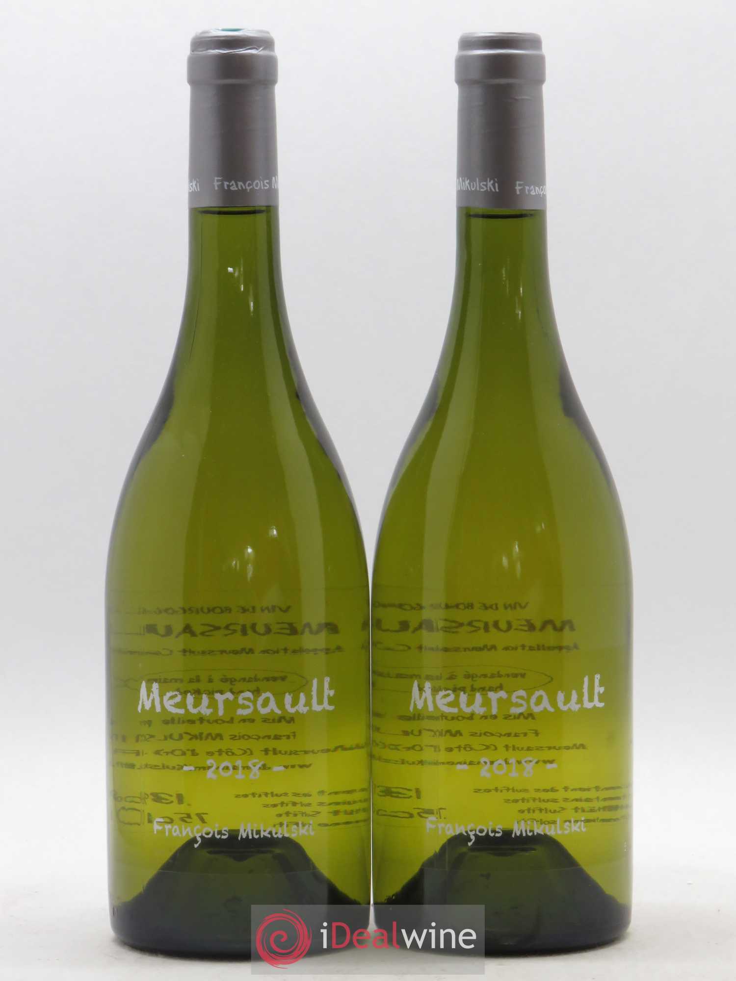 Meursault François Mikulski 2018 - Lot de 2 bouteilles - 0
